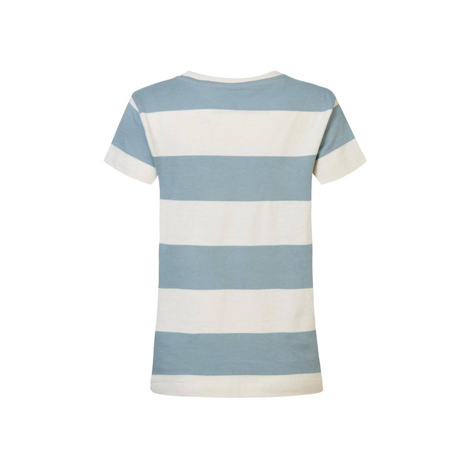 Noppies gestreept T-shirt blauw wit