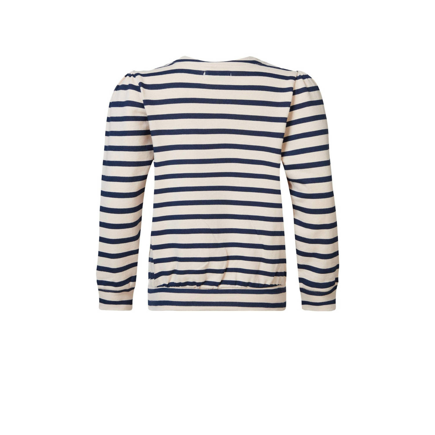 Noppies gestreepte longsleeve blauw wit