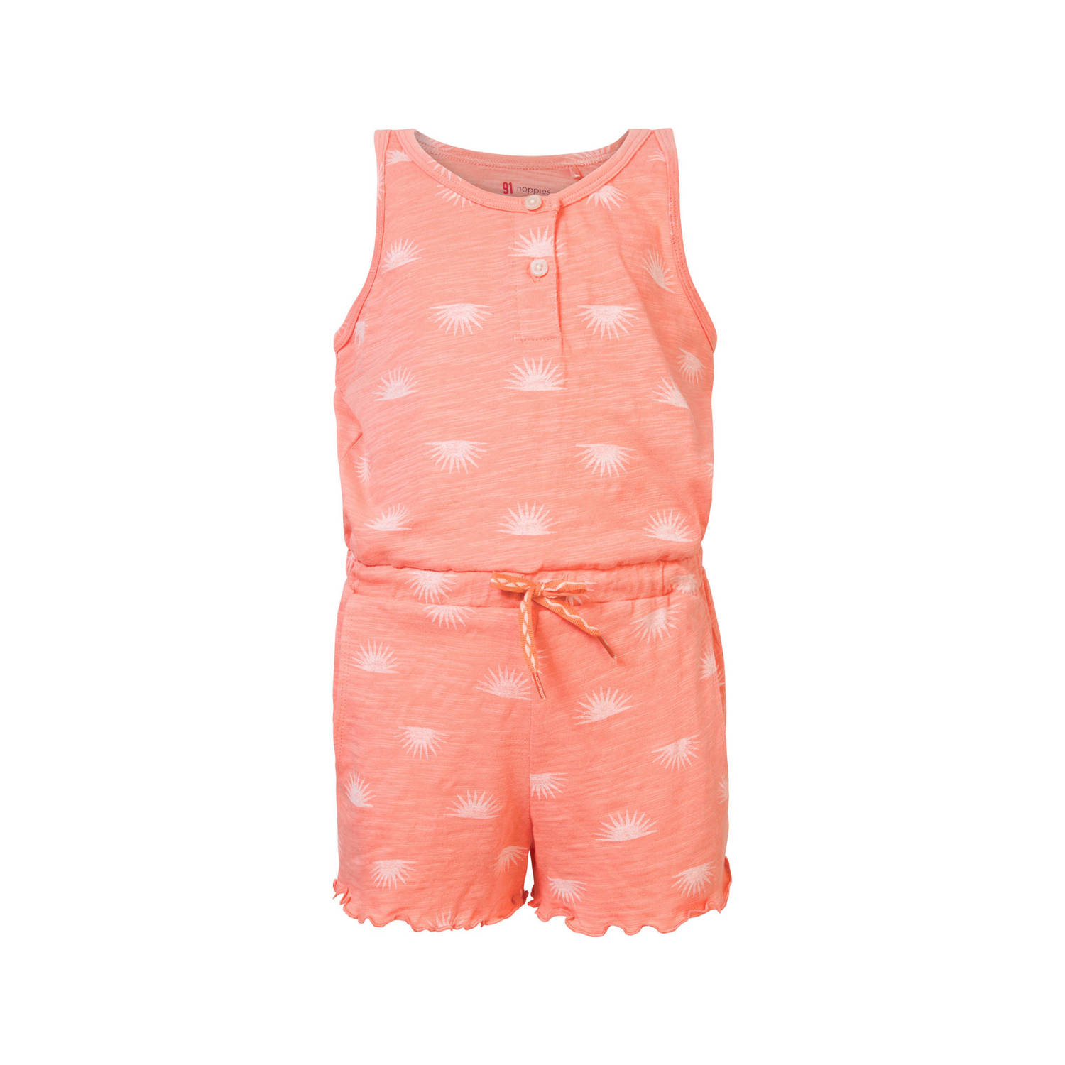 Noppies playsuit Eski met all over print roze Meisjes Katoen Ronde hals 104