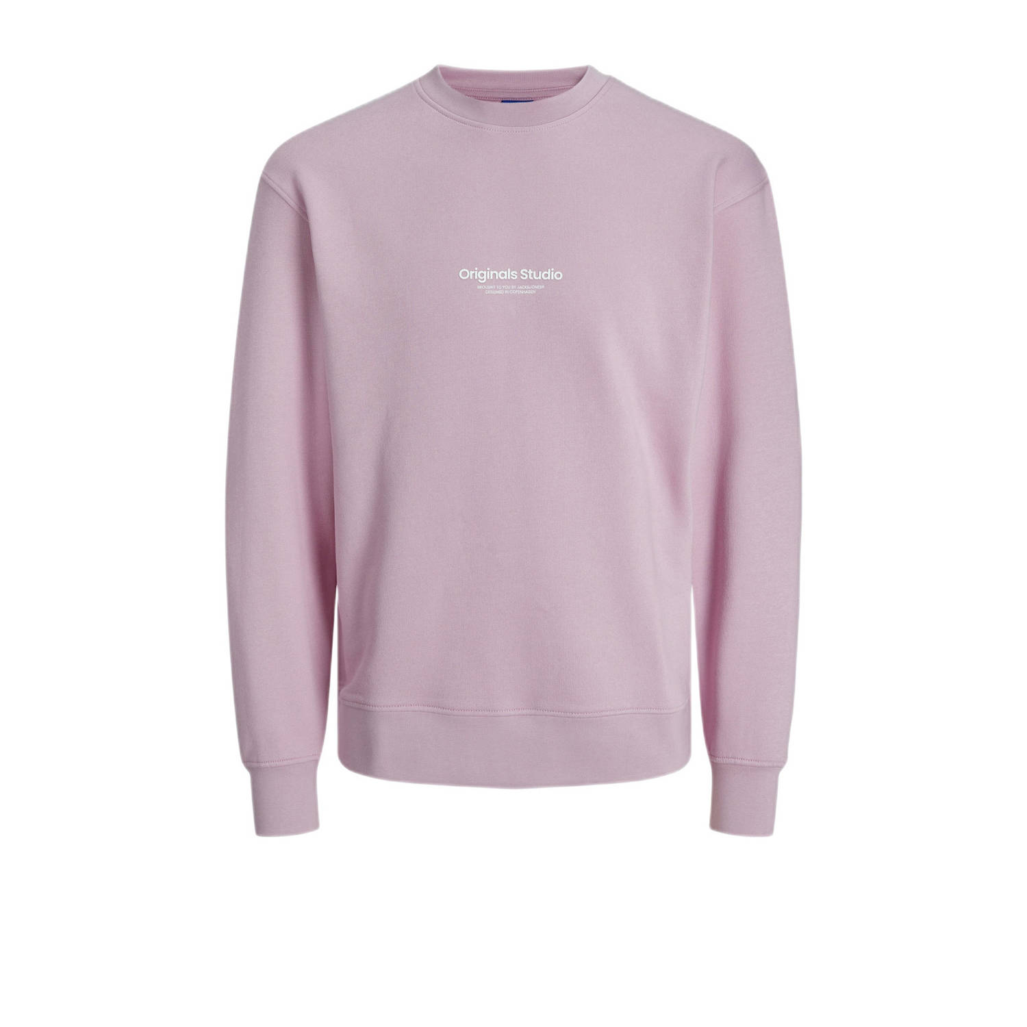 JACK & JONES ORIGINALS sweater JORVESTERBRO met printopdruk pink nectar