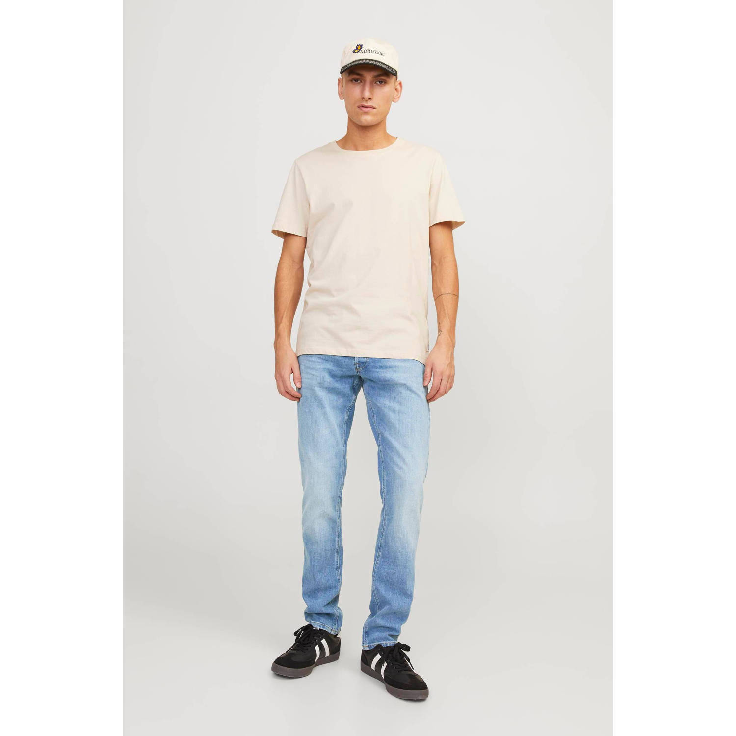 JACK & JONES JEANS INTELLIGENCE slim fit jeans JJIGLENN 422 blue denim