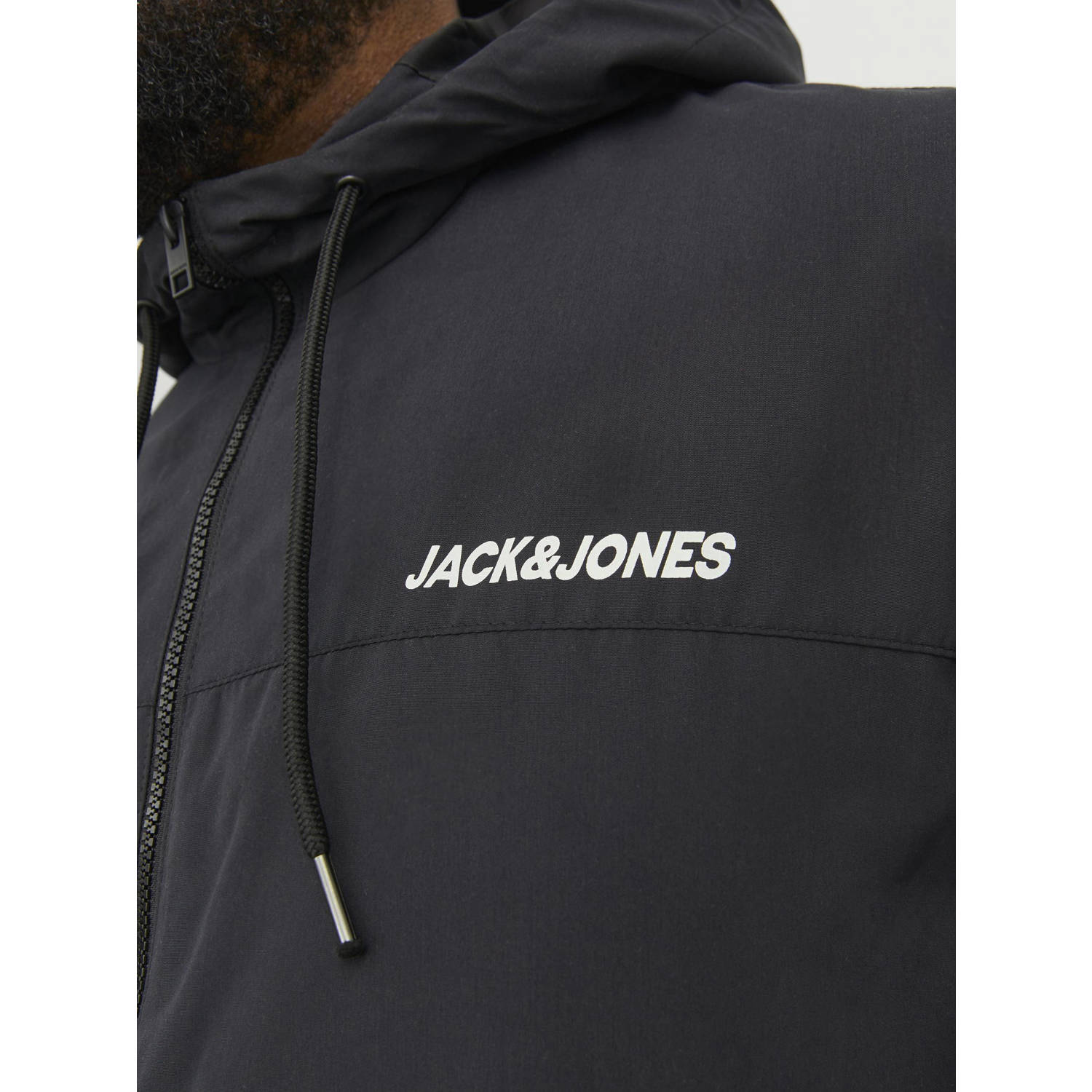 JACK & JONES PLUS SIZE tussenjas zwart
