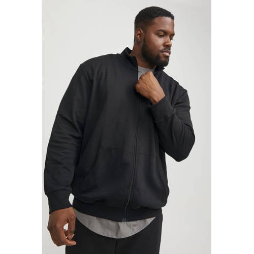 JACK & JONES PLUS SIZE sweatvest JJEPAULOS Plus Size zwart afbeelding