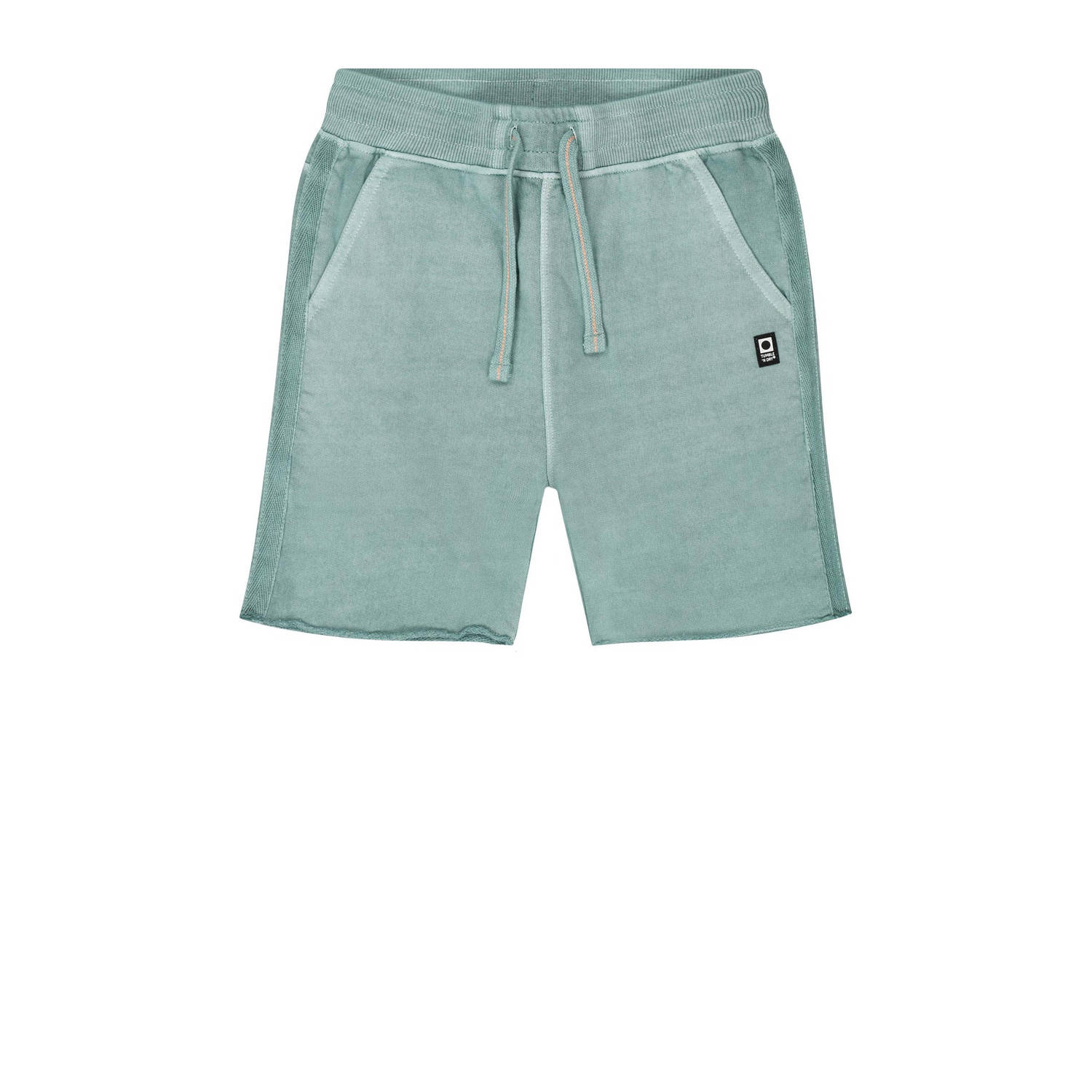 Tumble 'n Dry regular fit sweatshort Fresno mint groen Jongens Biologisch katoen 158