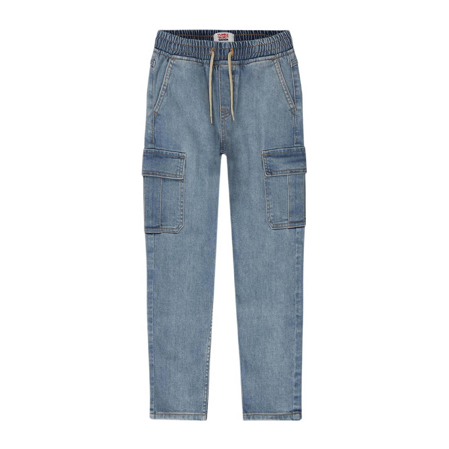 Tumble 'n Dry tapered fit jeans Jake light denim Blauw Effen 104