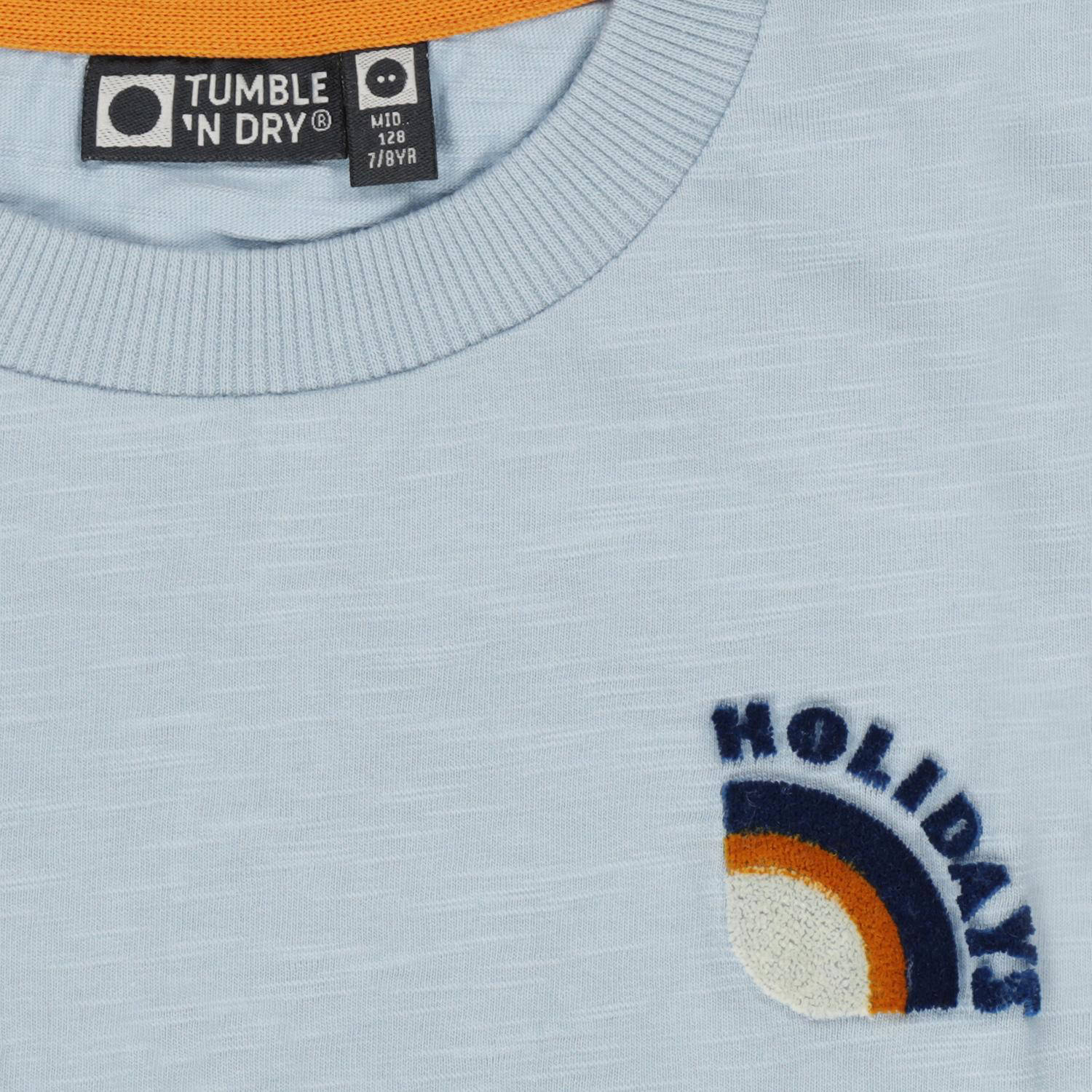 Tumble 'n Dry T-shirt Lucca grijsblauw