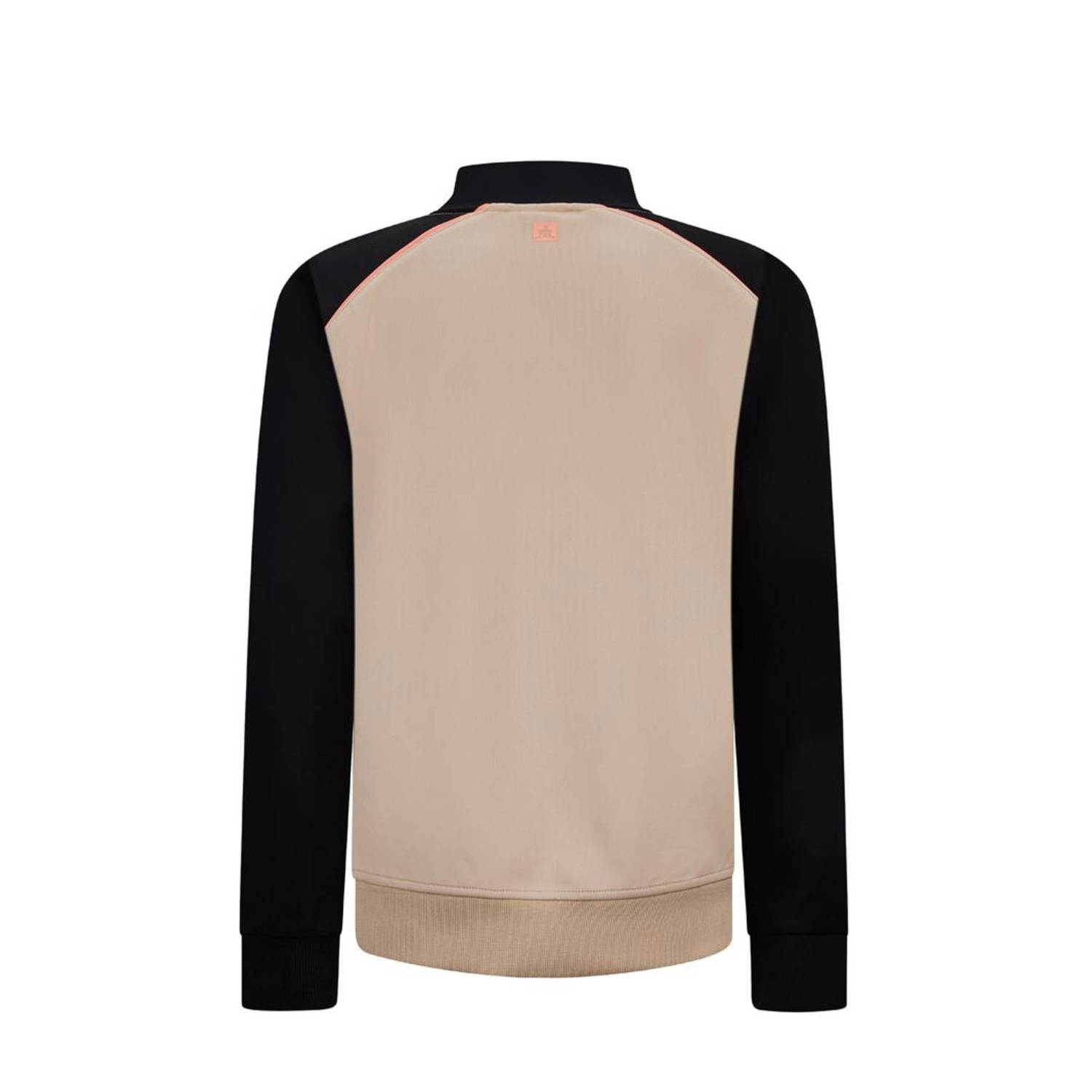 Retour Jeans sweatvest Elwin beige zwart