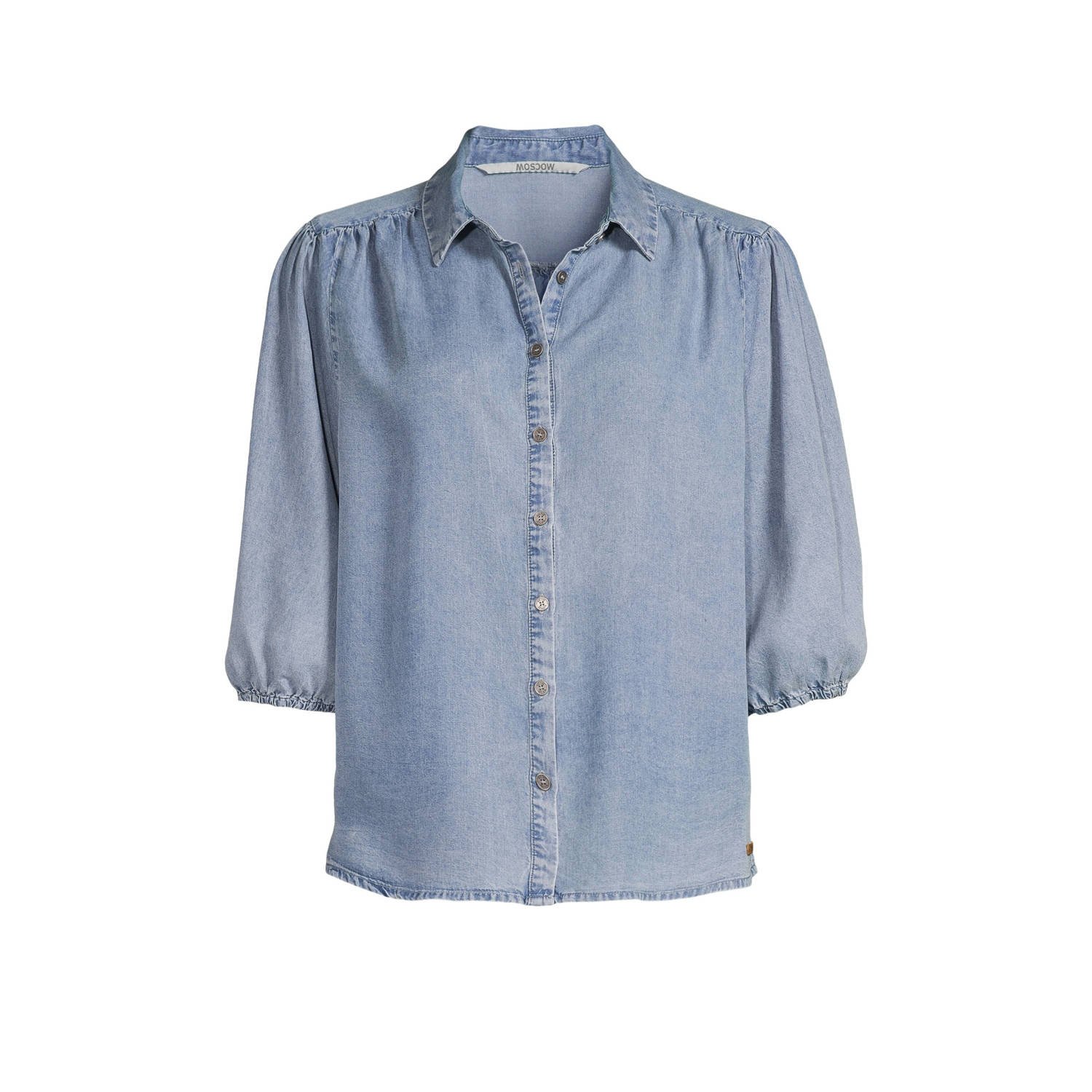 Moscow Jordy Blouse lange mouw Blue Dames