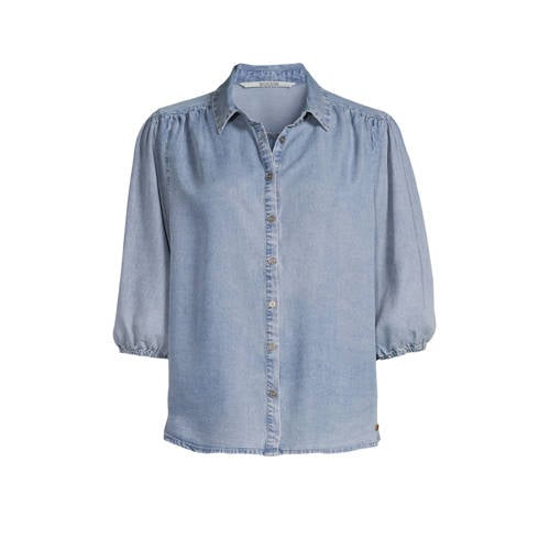 Moscow blouse medium blue denim