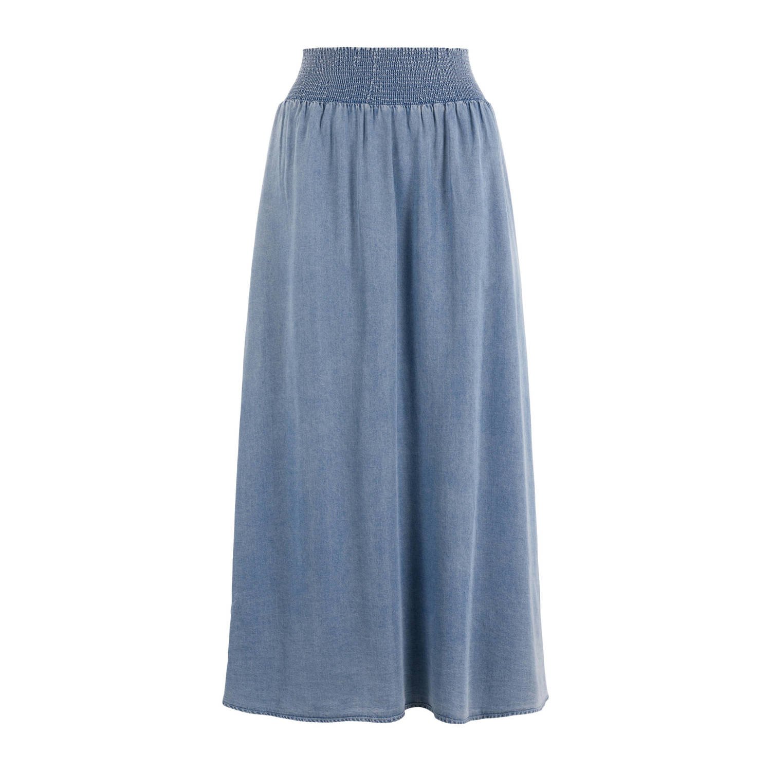 Moscow maxi rok light blue denim