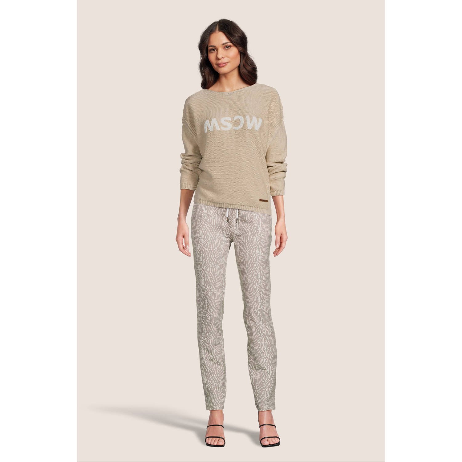 Moscow skinny joggingbroek bruin
