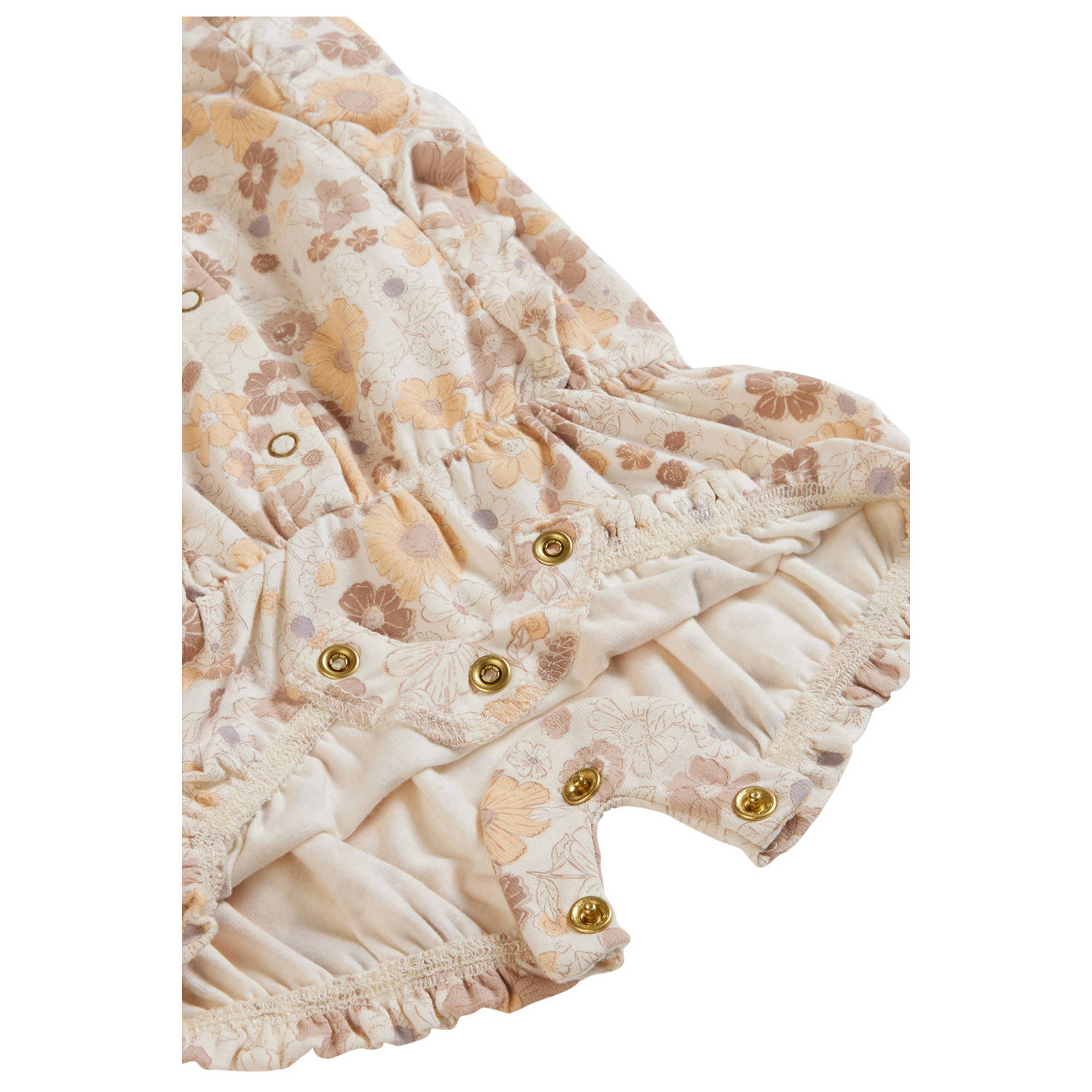 Noppies baby jumpsuit Connersville met all over print wit