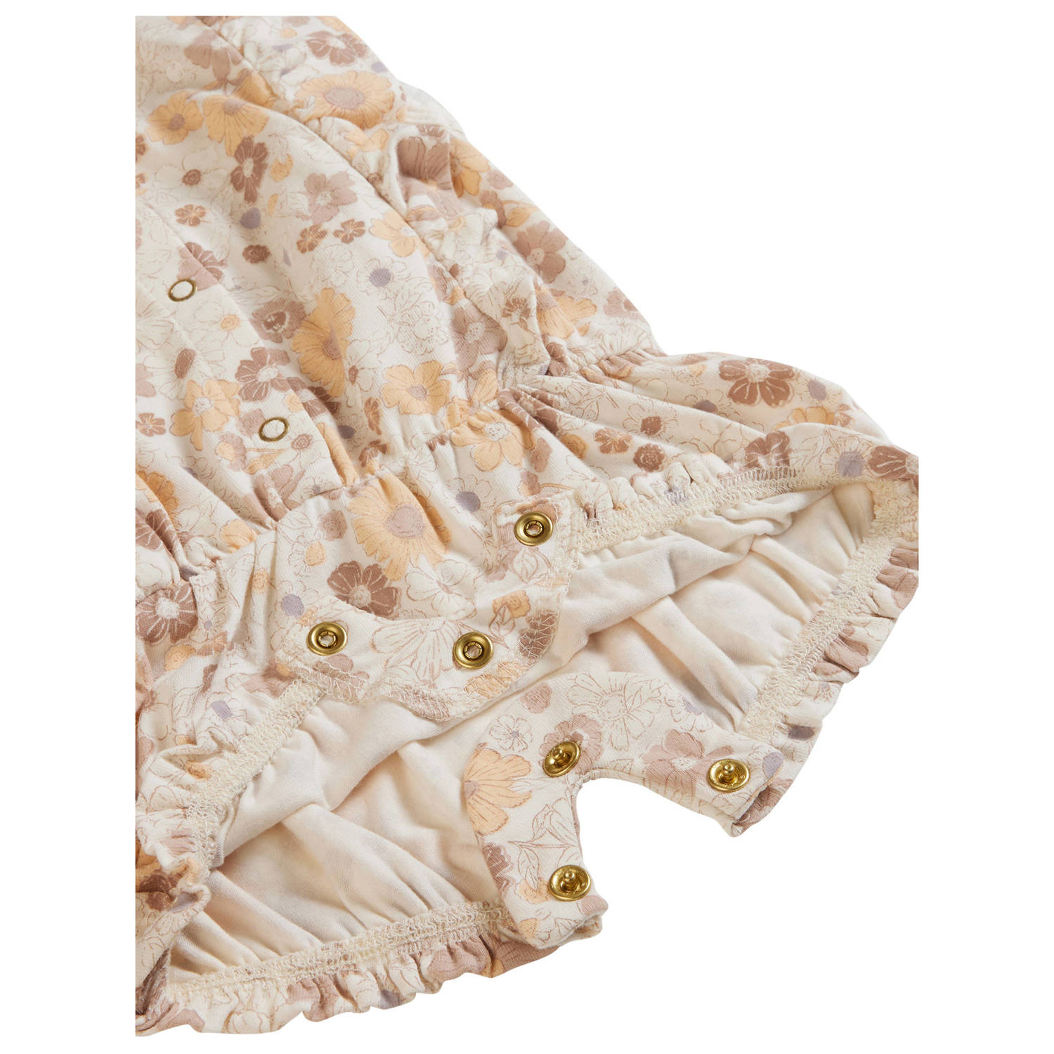Noppies baby jumpsuit Connersville met all over print wit