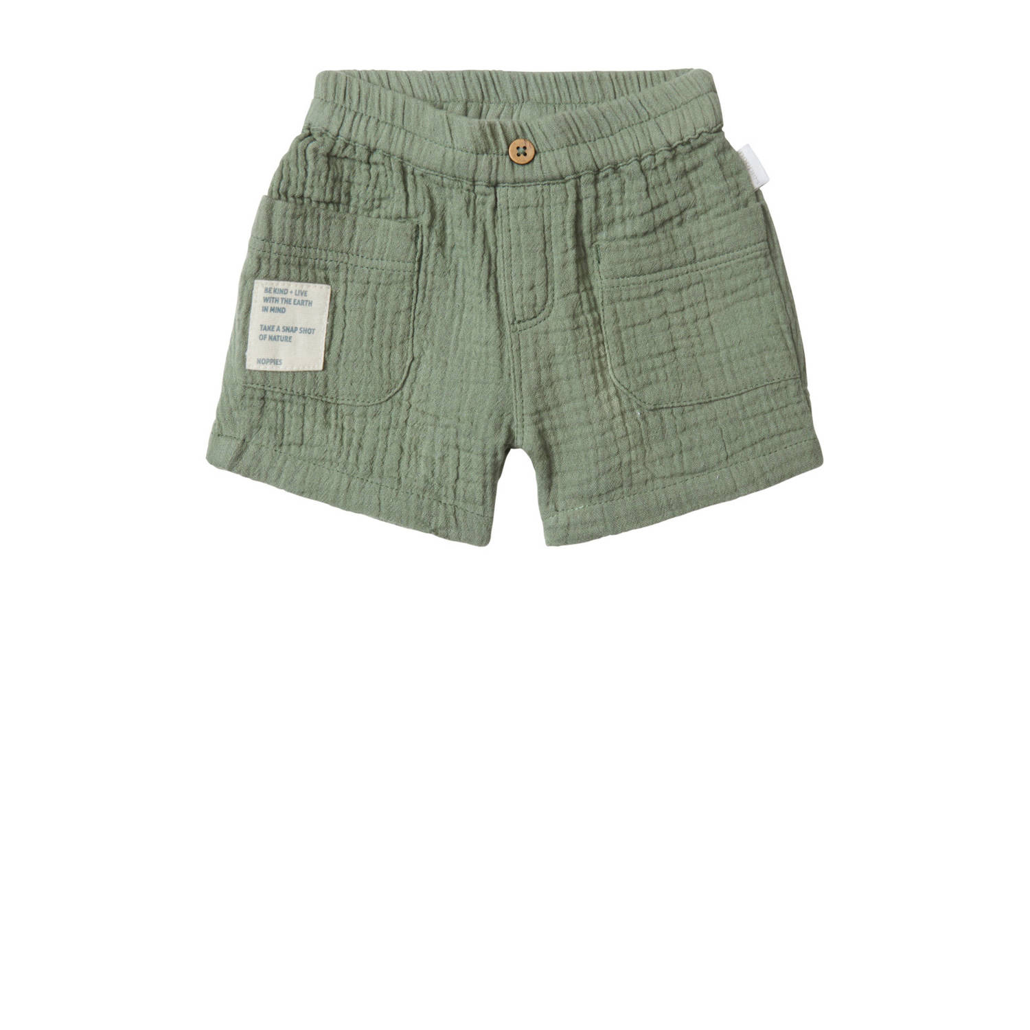 Noppies baby casual short Burne groen