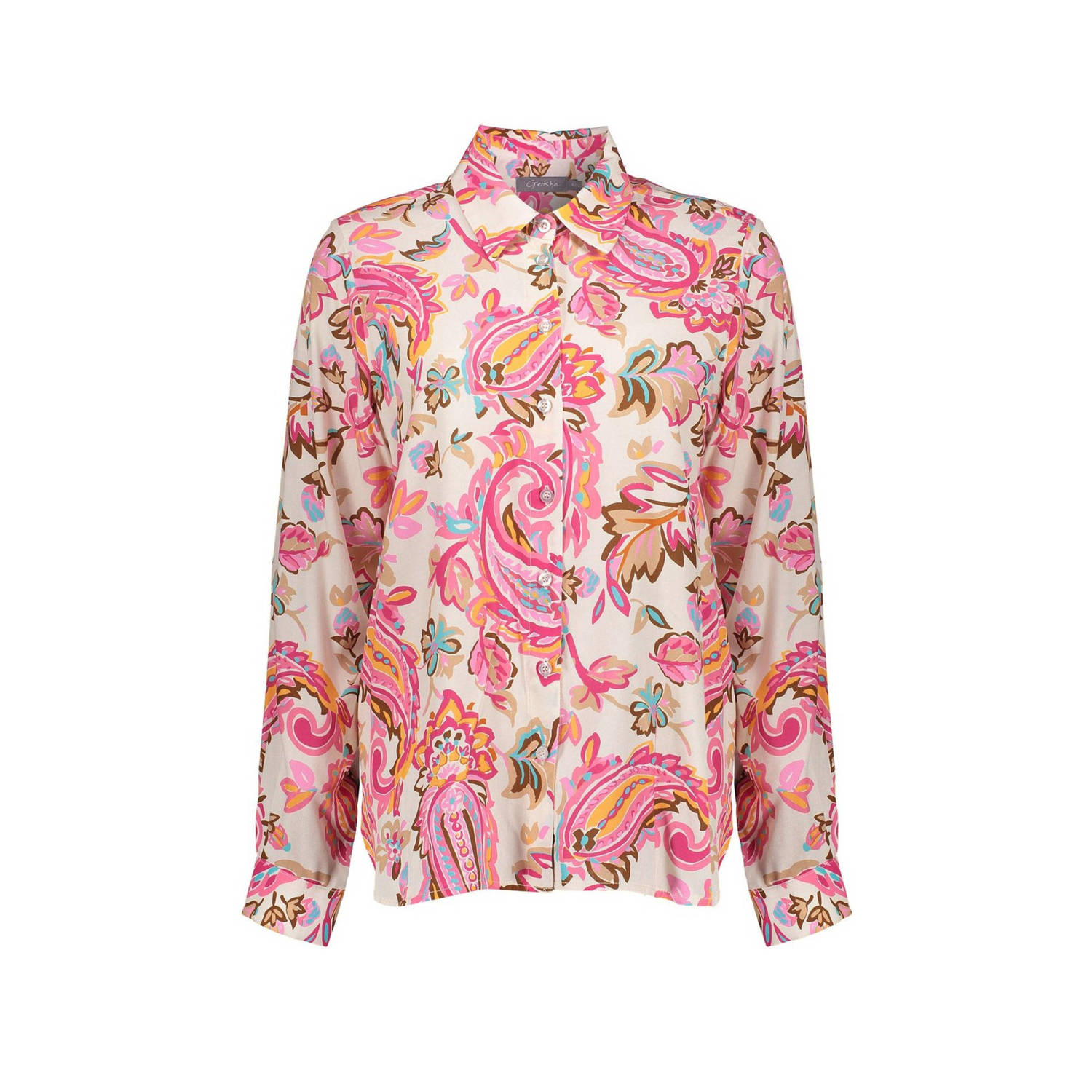 Geisha Blouse lange mouw 43042-70 Multicolor Dames