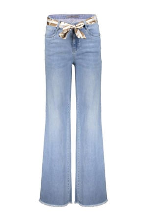 flared jeans light blue denim