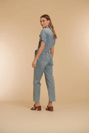 thumbnail: Geisha jumpsuit light blue denim