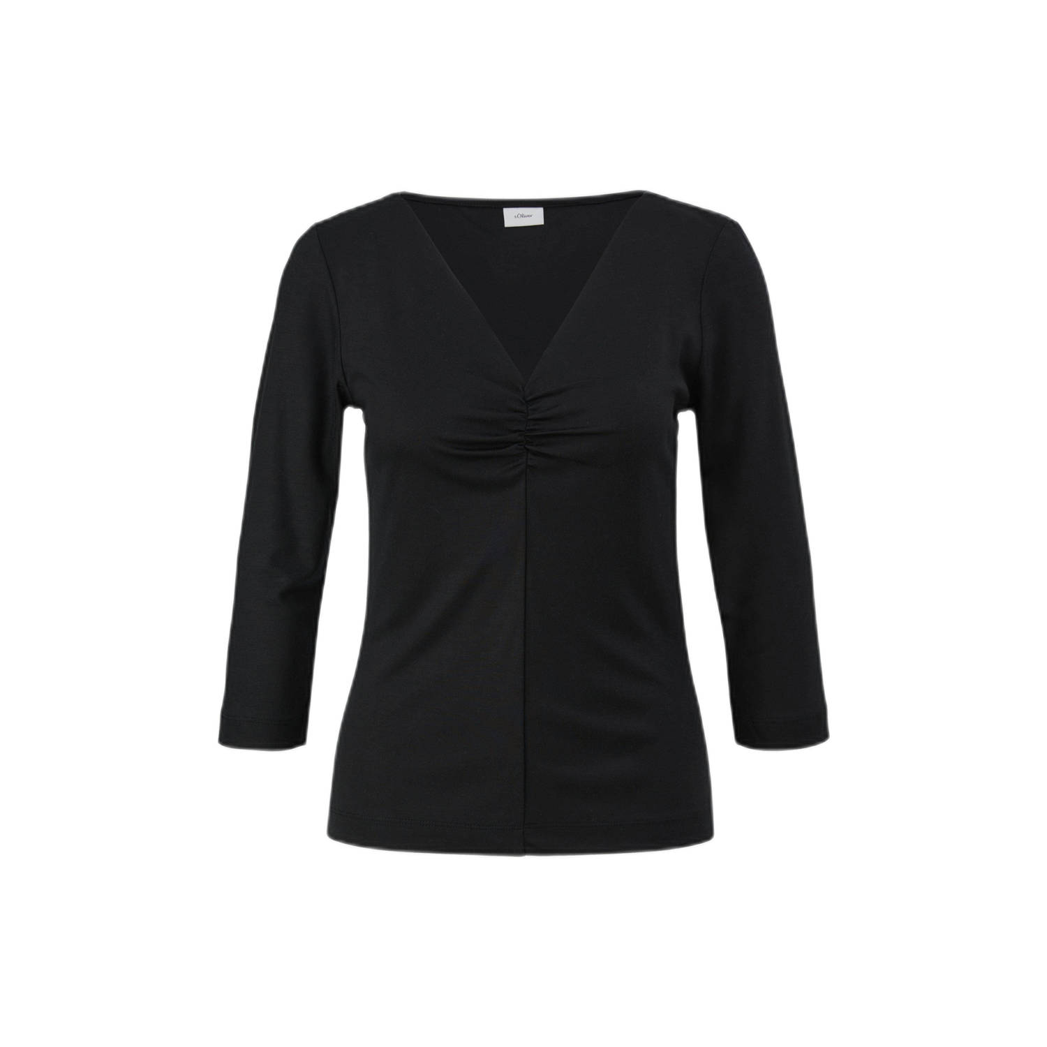 S.Oliver BLACK LABEL Shirt met 3 4-mouwen met speciale designnaden