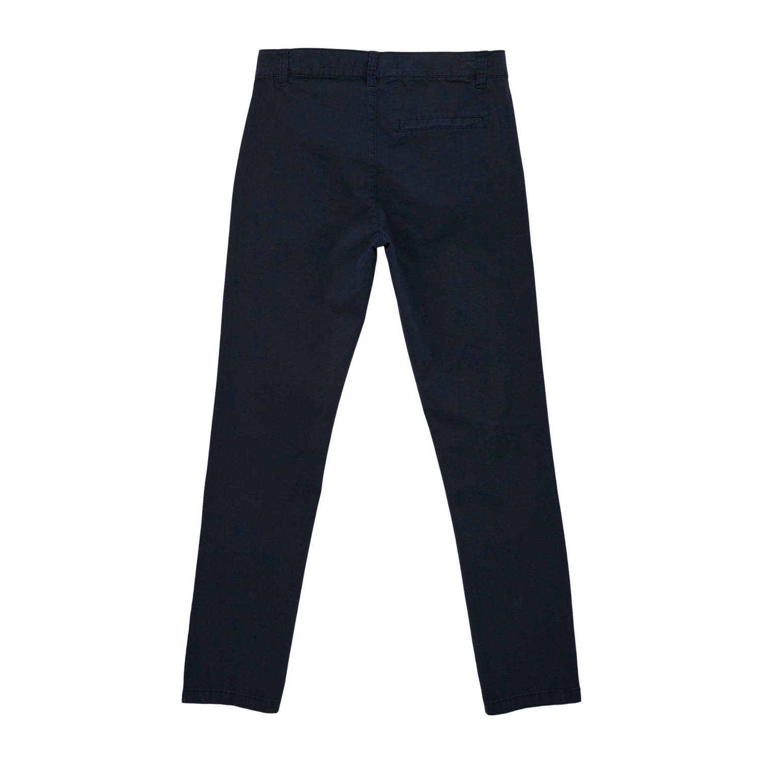 s.Oliver slim fit broek donkerblauw