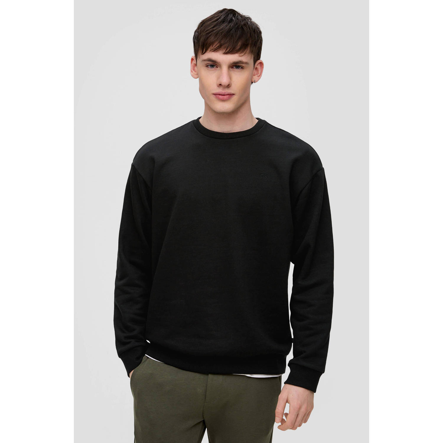 Q S by s.Oliver sweater zwart