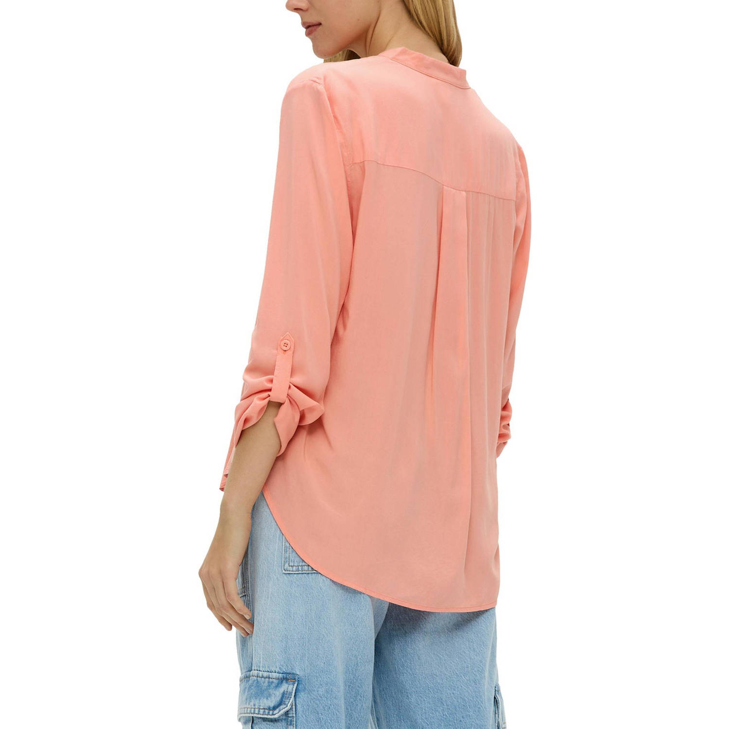 Q S by s.Oliver blouse zalm