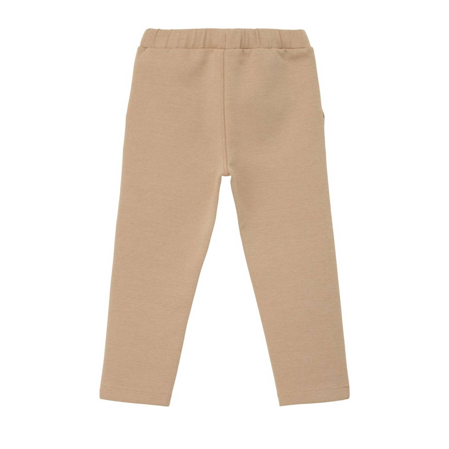 s.Oliver regular fit joggingbroek beige