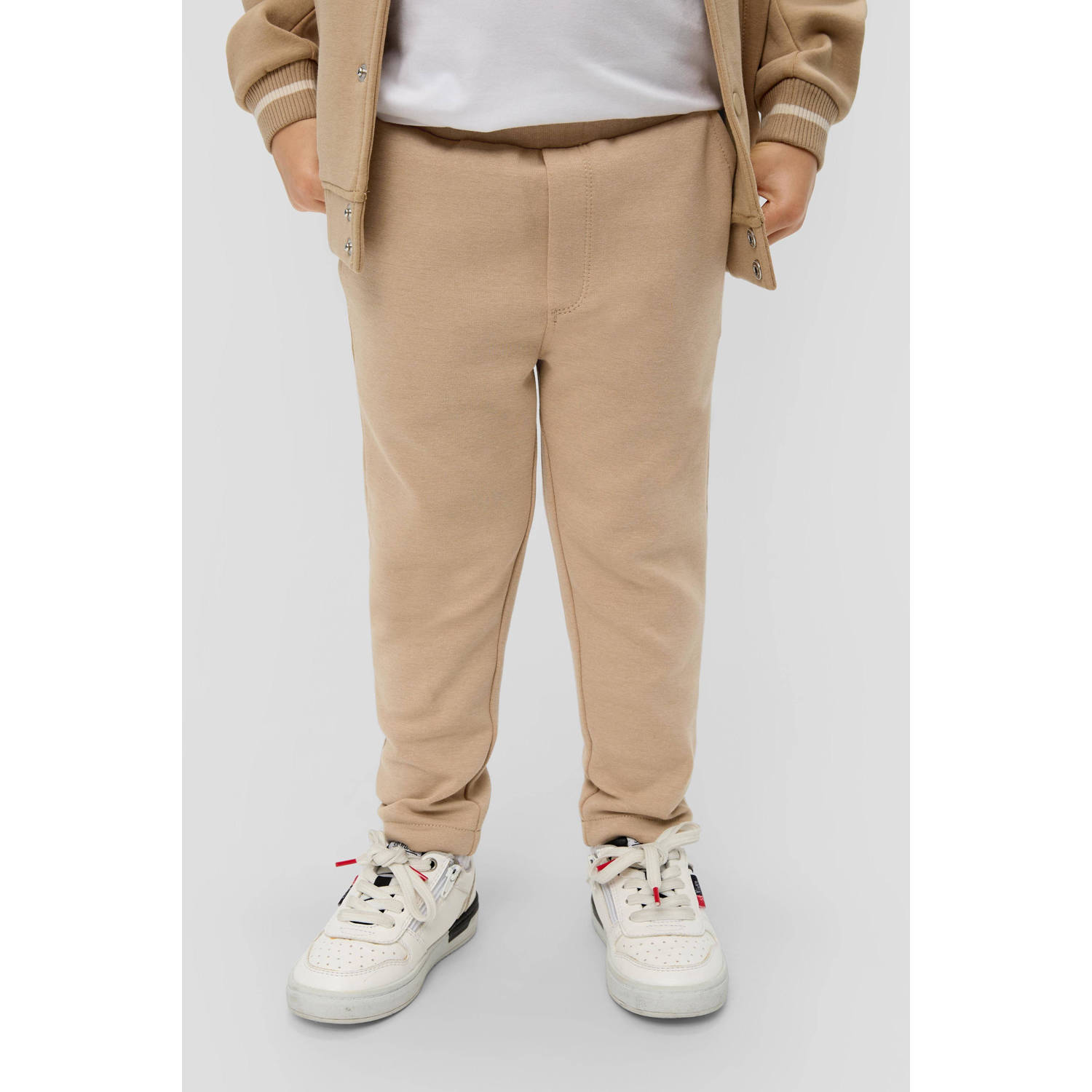 s.Oliver regular fit joggingbroek beige