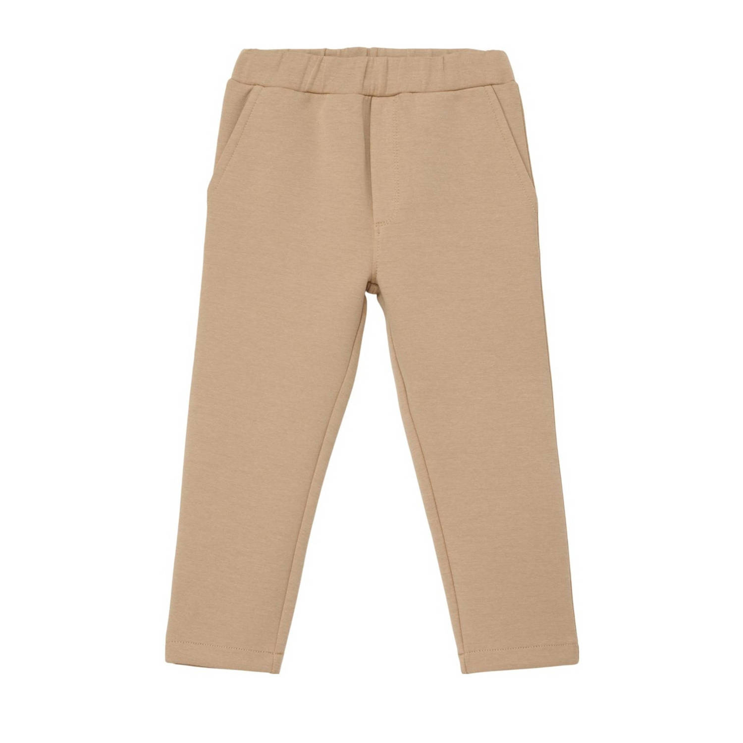 s.Oliver regular fit joggingbroek beige