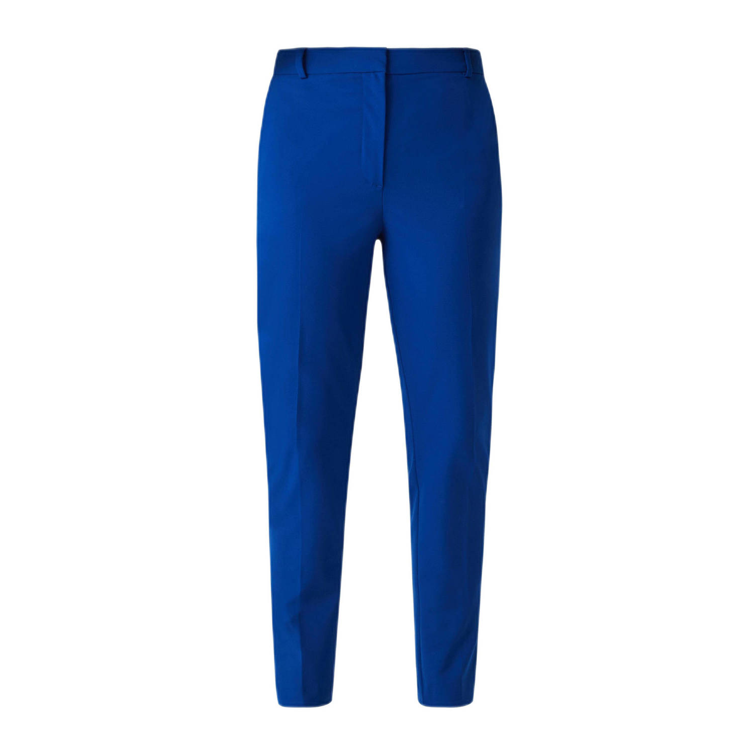 comma tapered fit pantalon blauw