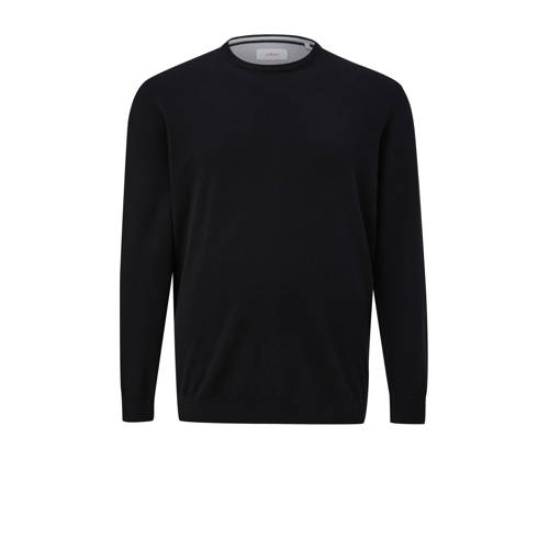 s.Oliver Big Size trui Plus Size zwart afbeelding