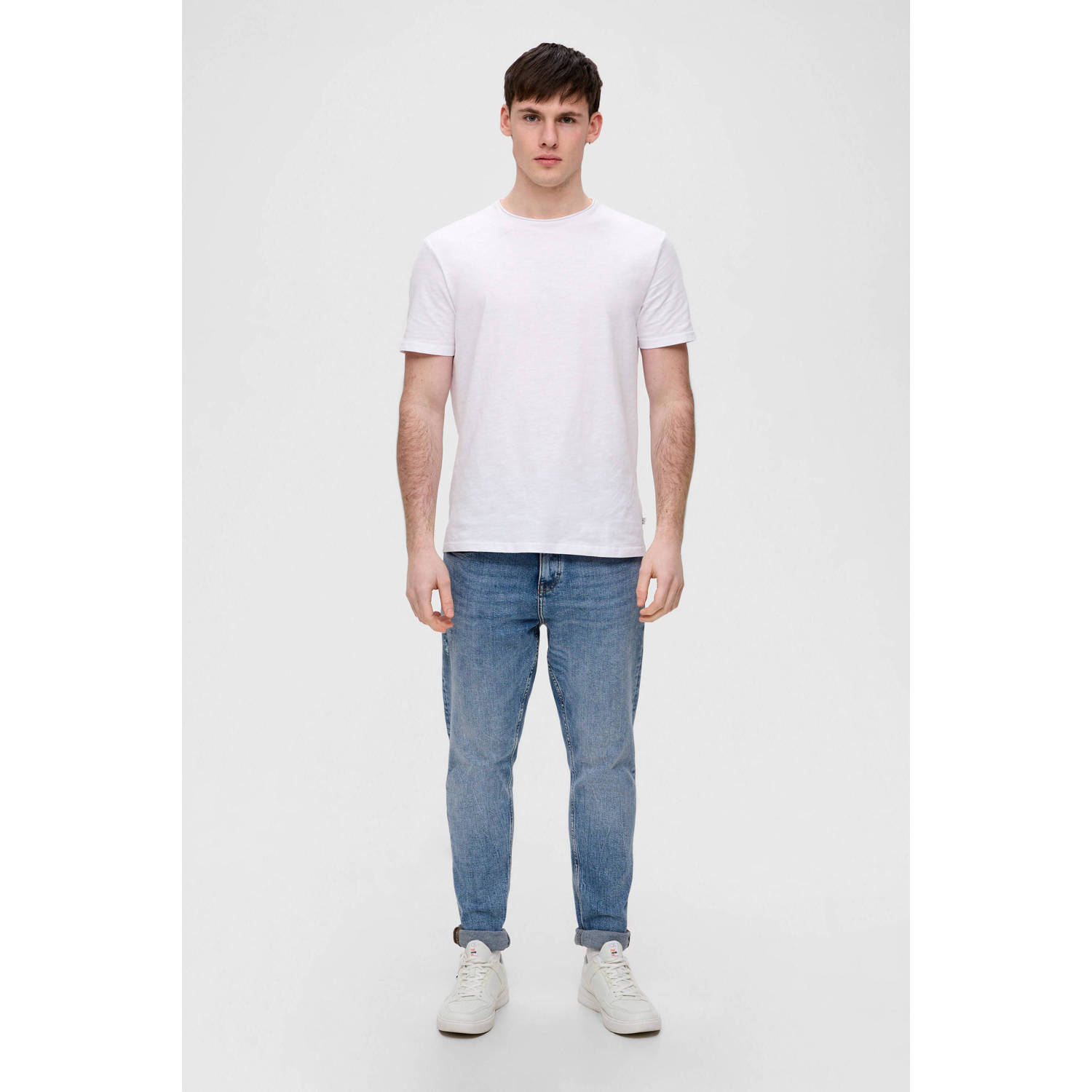 Q S by s.Oliver regular fit jeans blauw