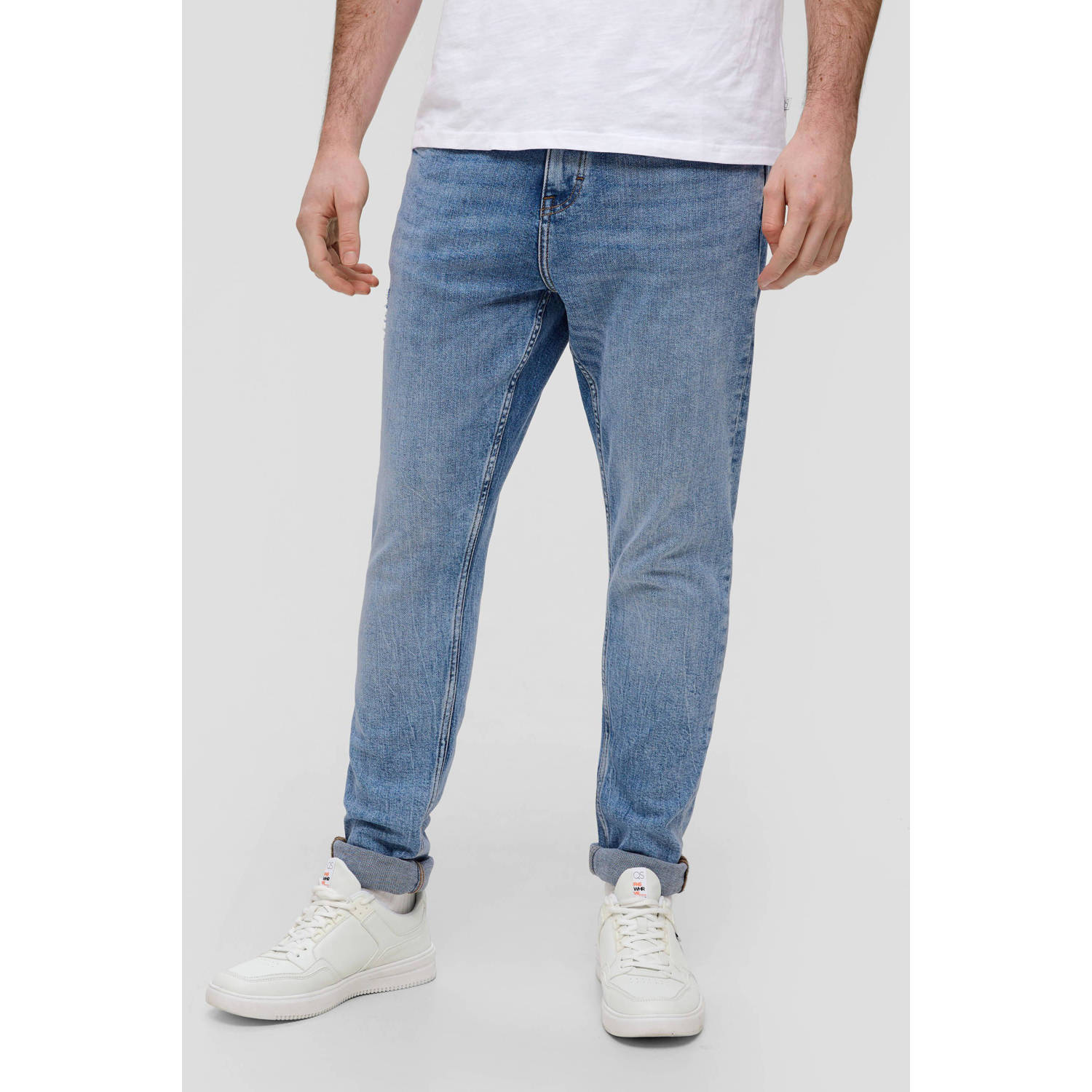 Q S by s.Oliver regular fit jeans blauw