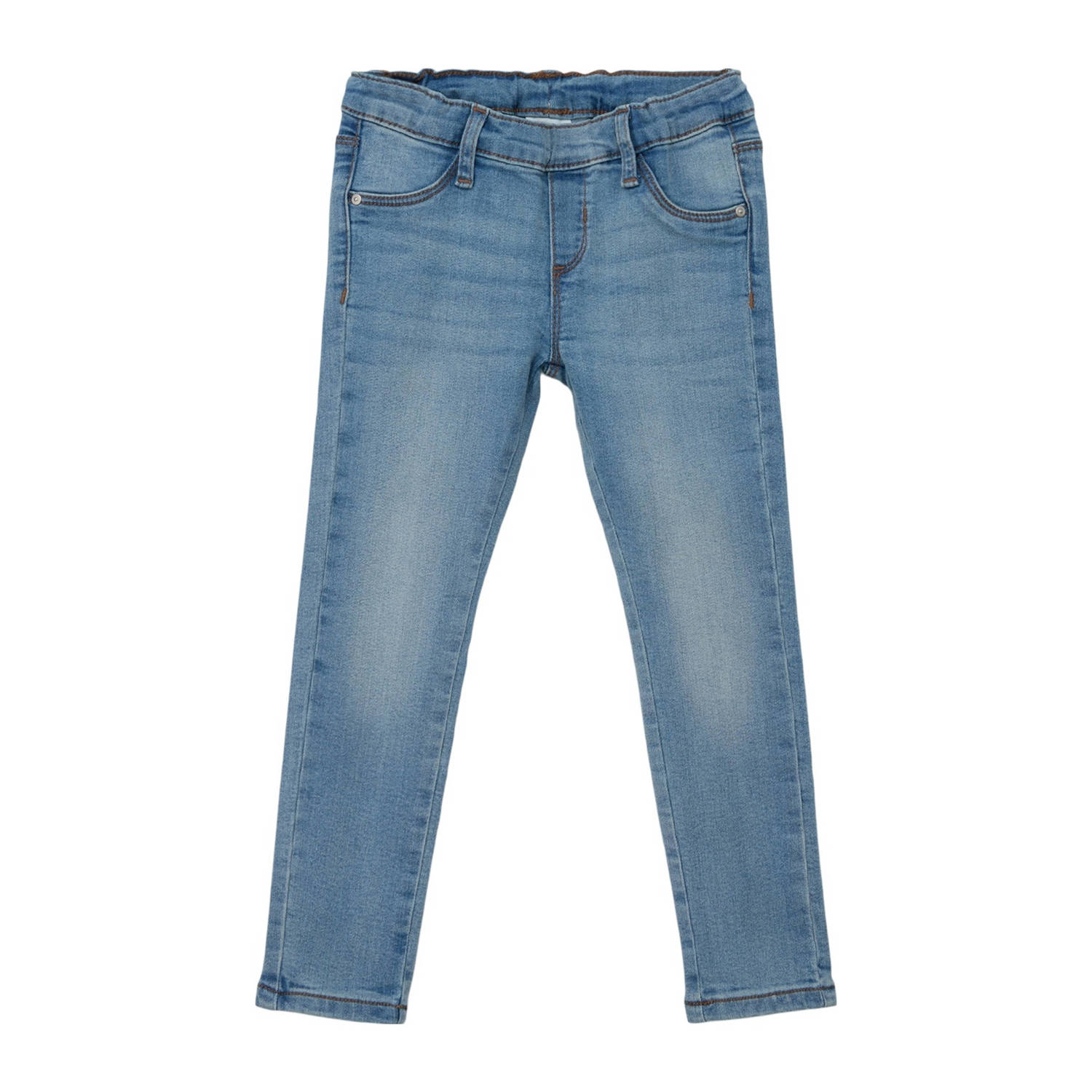S.Oliver high rise skinny fit jegging Medium blue denim Jeans Blauw 104
