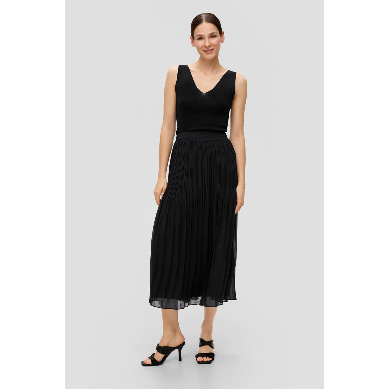 s.Oliver BLACK LABEL rok zwart