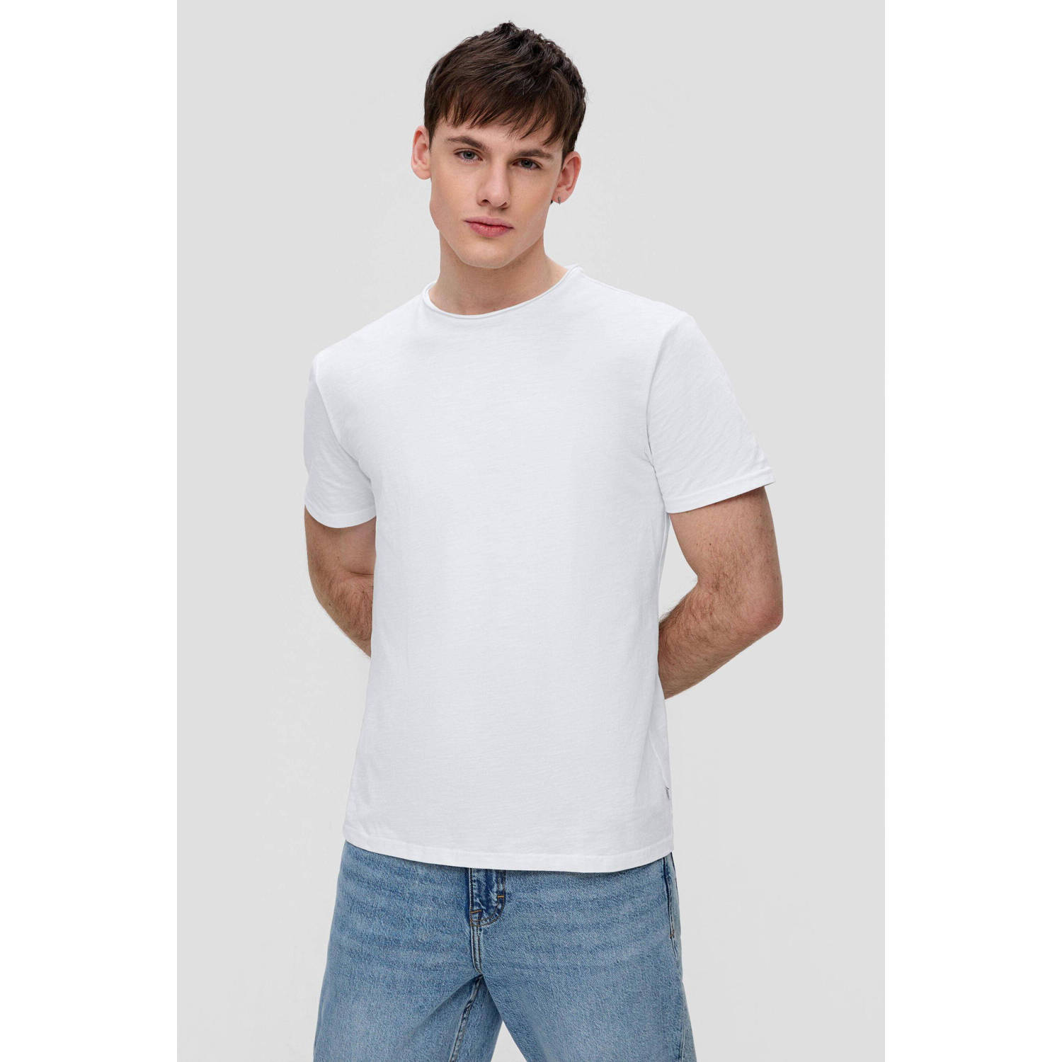 Q S by s.Oliver regular fit T-shirt wit