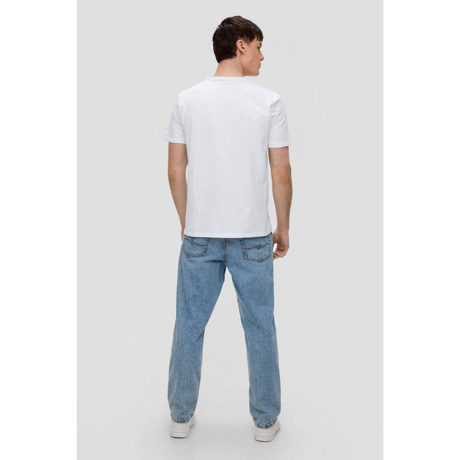 Q S by s.Oliver regular fit T-shirt wit