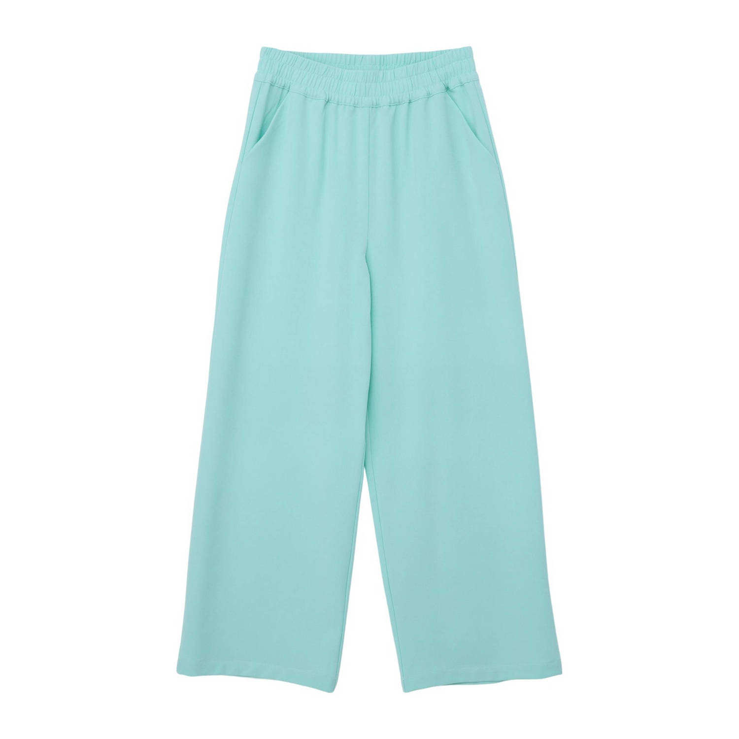 s.Oliver wide leg broek turquoise