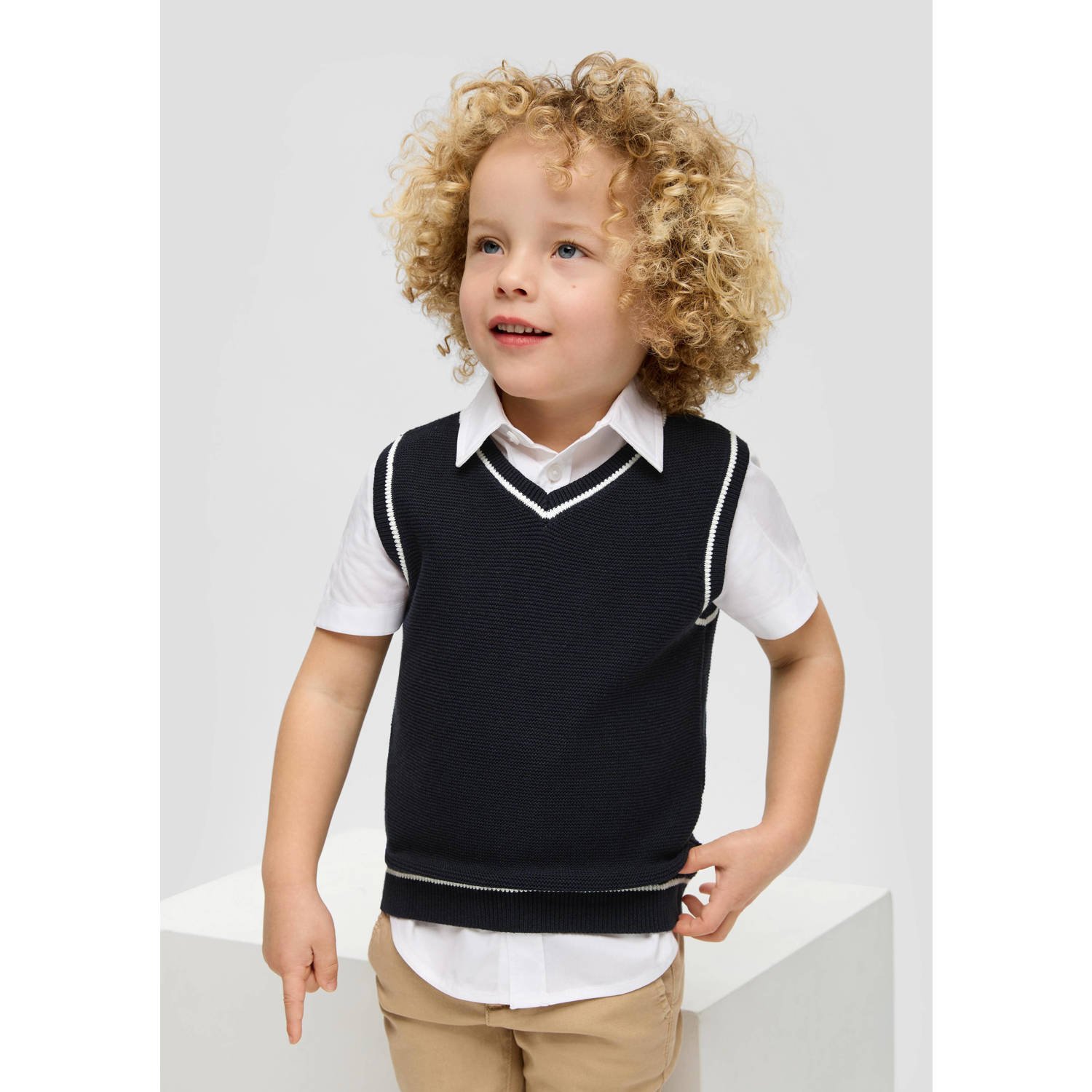 s.Oliver donkerblauw wit