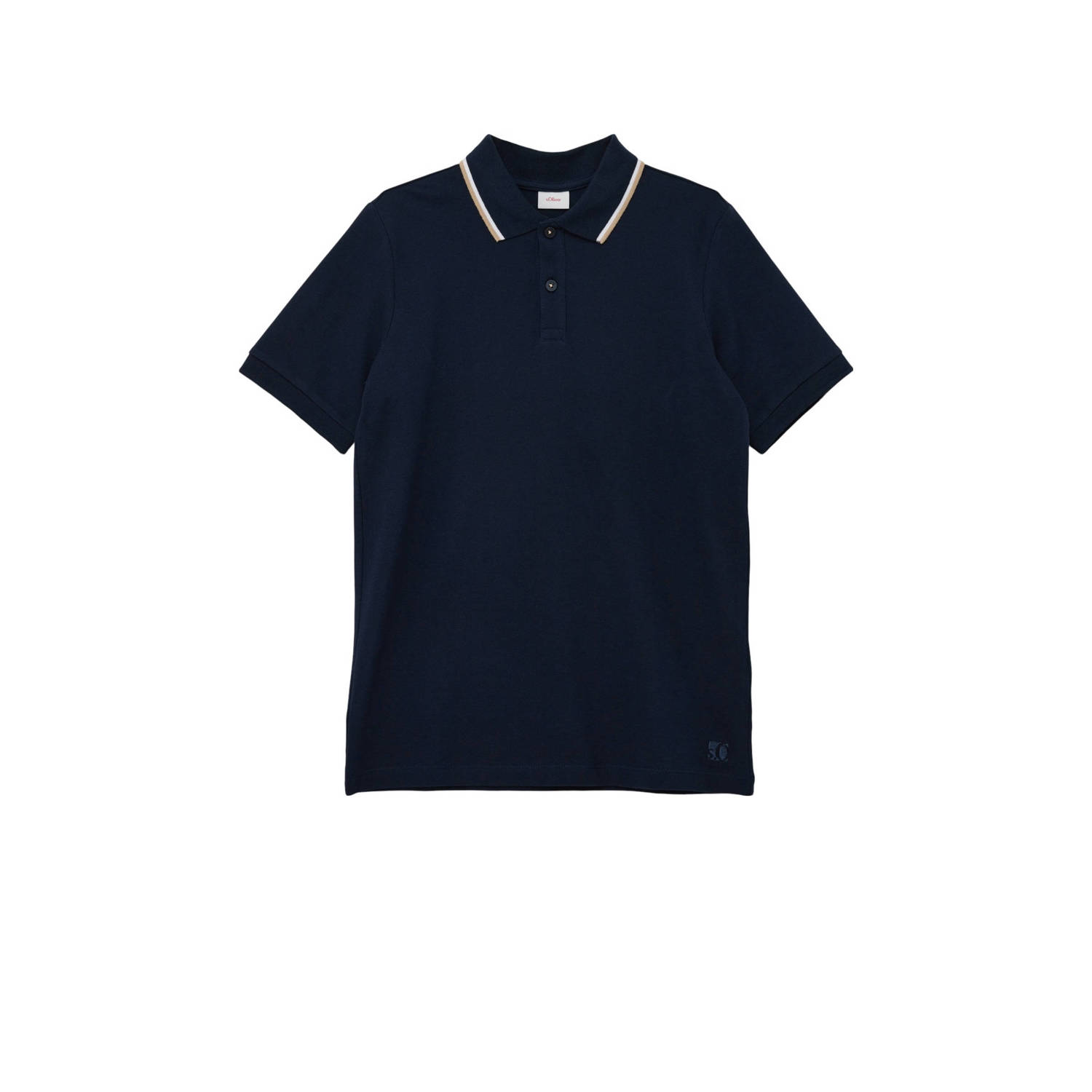 s.Oliver polo donkerblauw