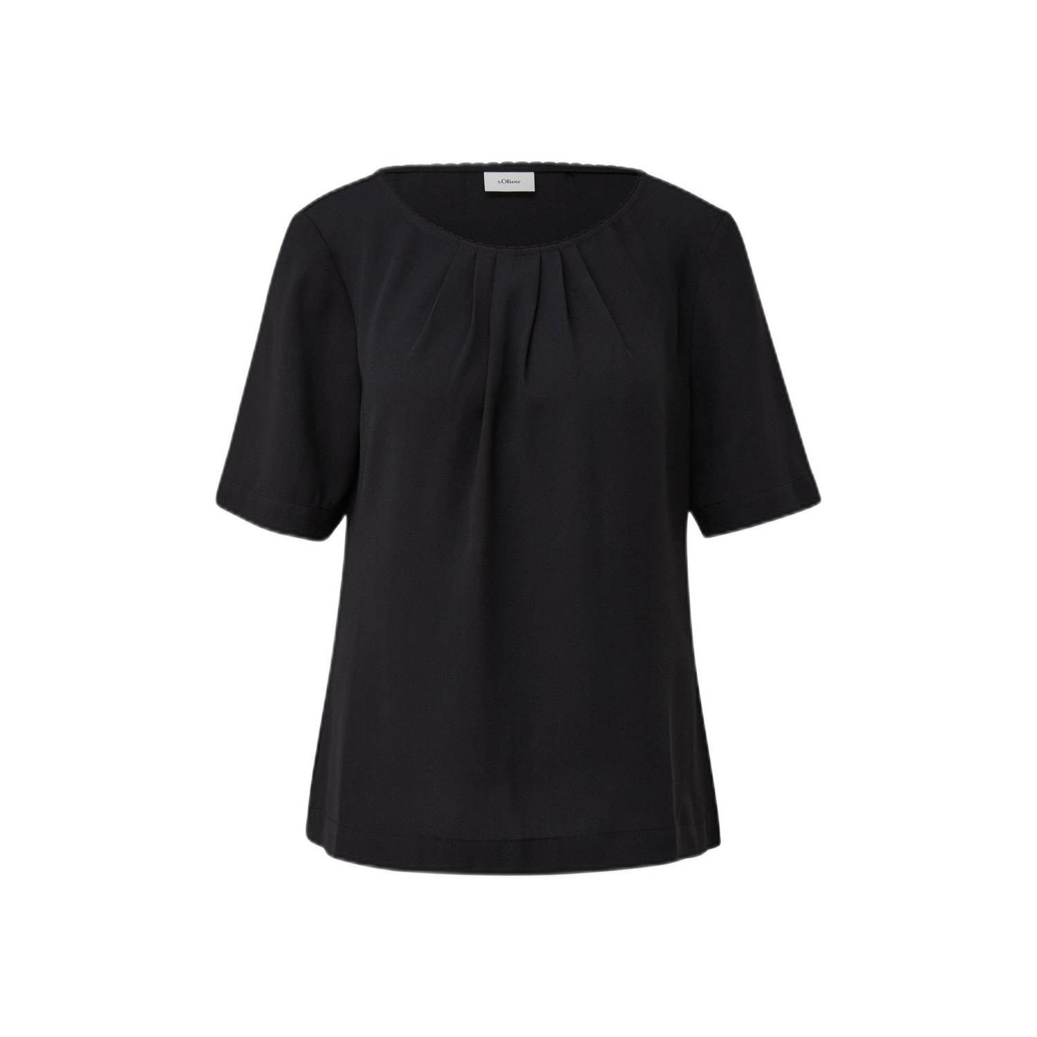 S.Oliver BLACK LABEL Blouse met korte mouwen