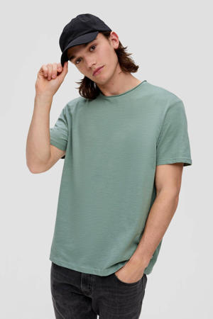 regular fit T-shirt groen