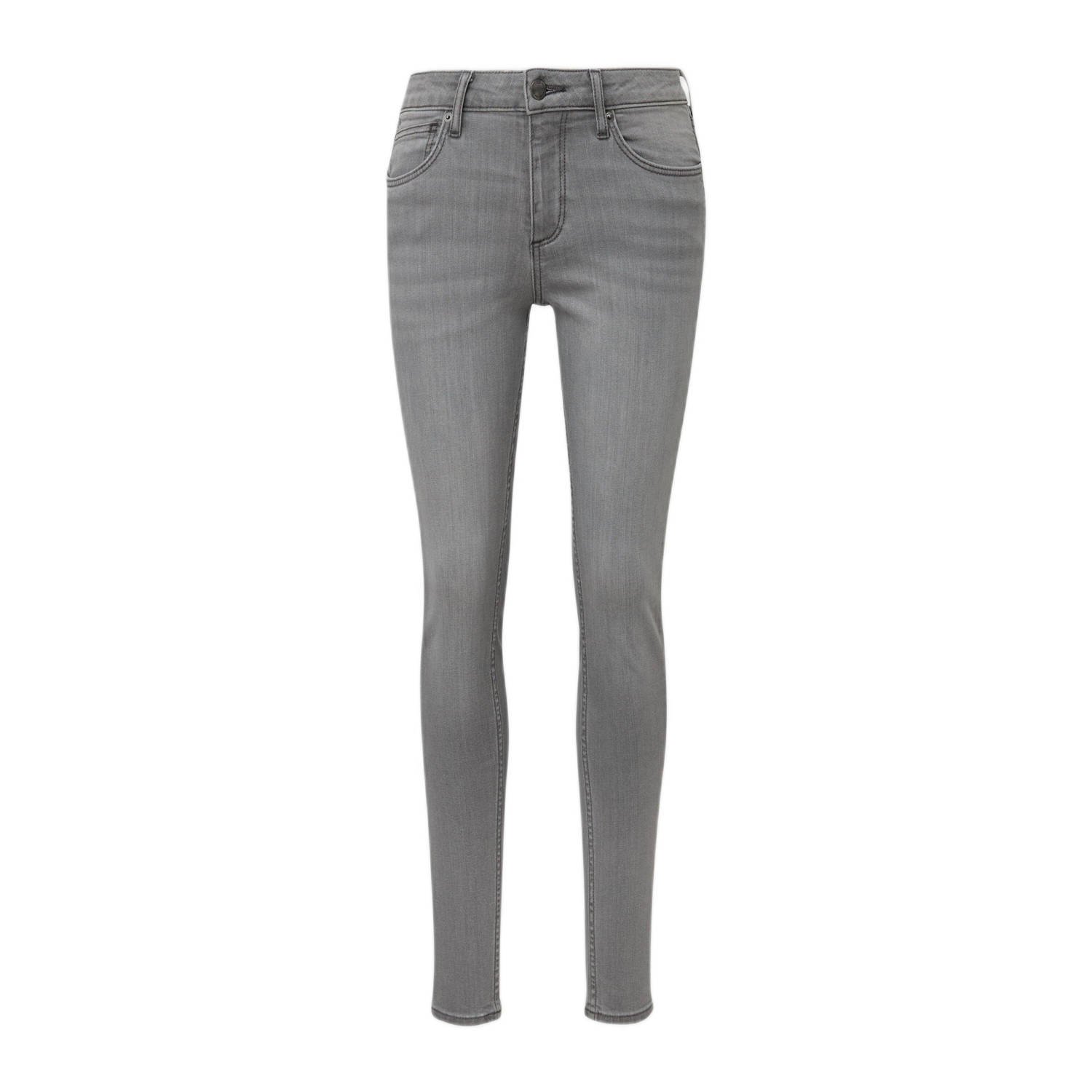 Q S designed by 5-pocket jeans Sadie slim fit met stretchpercentage