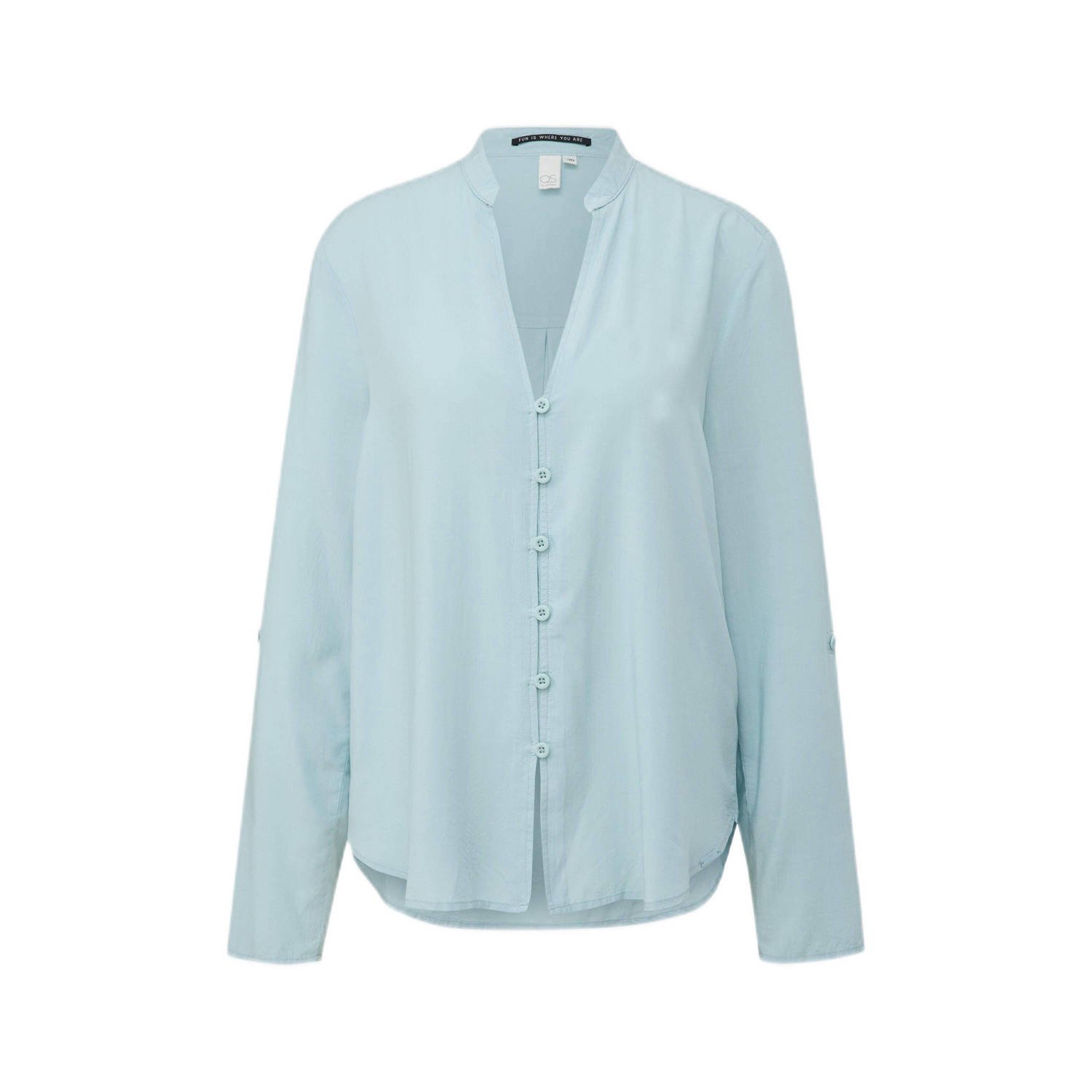 Q S by s.Oliver blouse lichtblauw