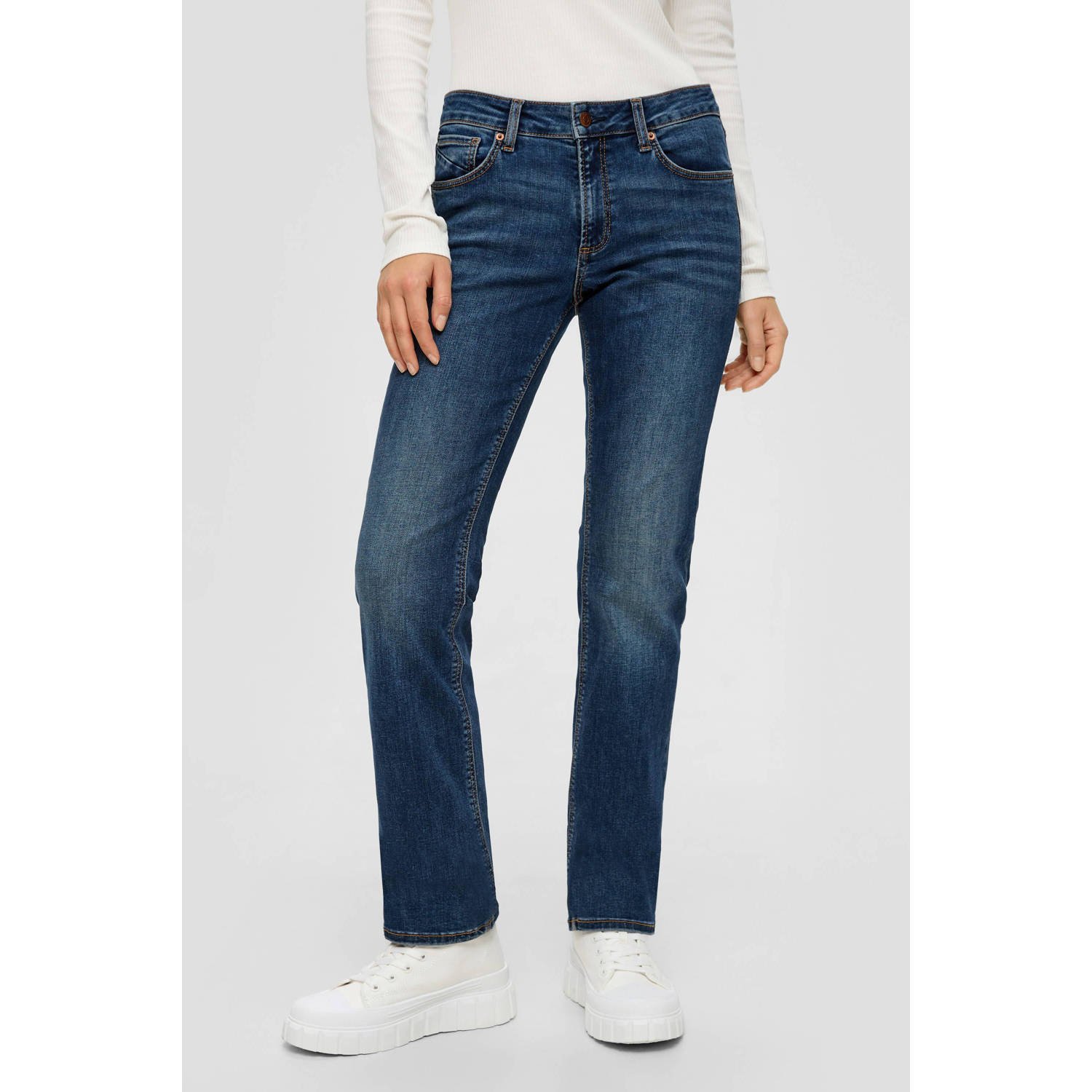 Q S designed by 5-pocket jeans Catie met stretchaandeel