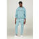 Tommy Hilfiger hoodie met printopdruk sleepy blue