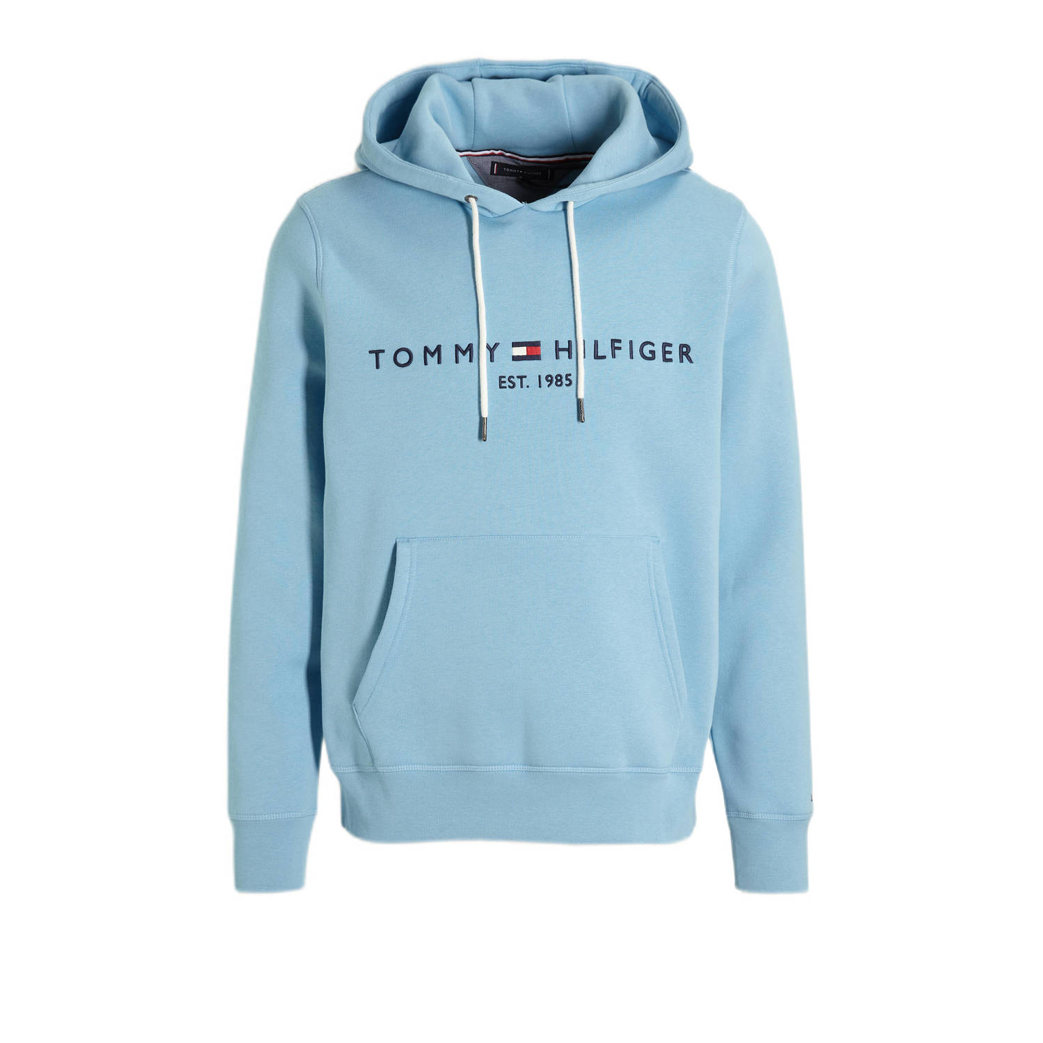 Tommy Hilfiger hoodie met printopdruk sleepy blue