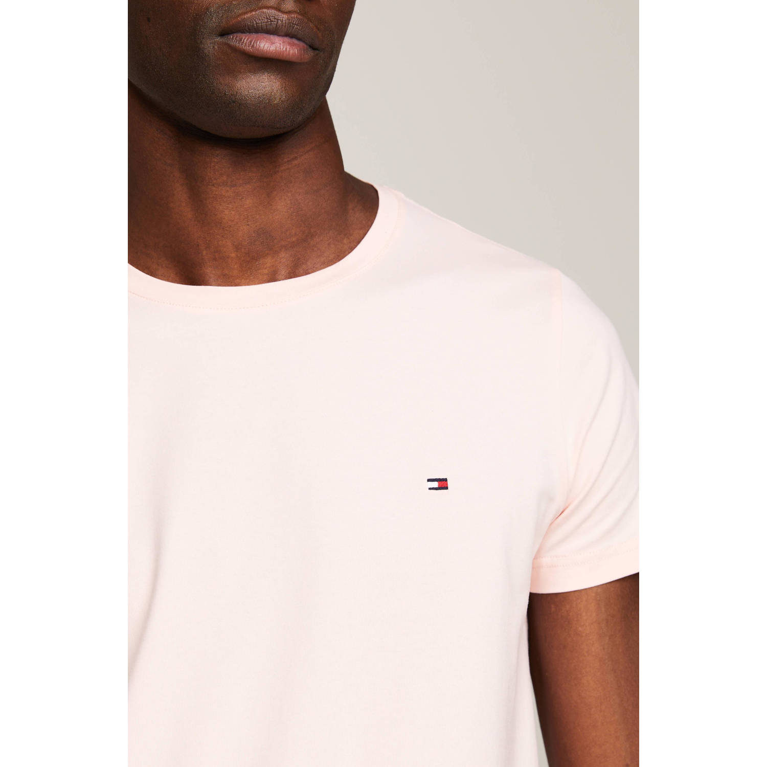 Tommy Hilfiger slim fit T-shirt met logo