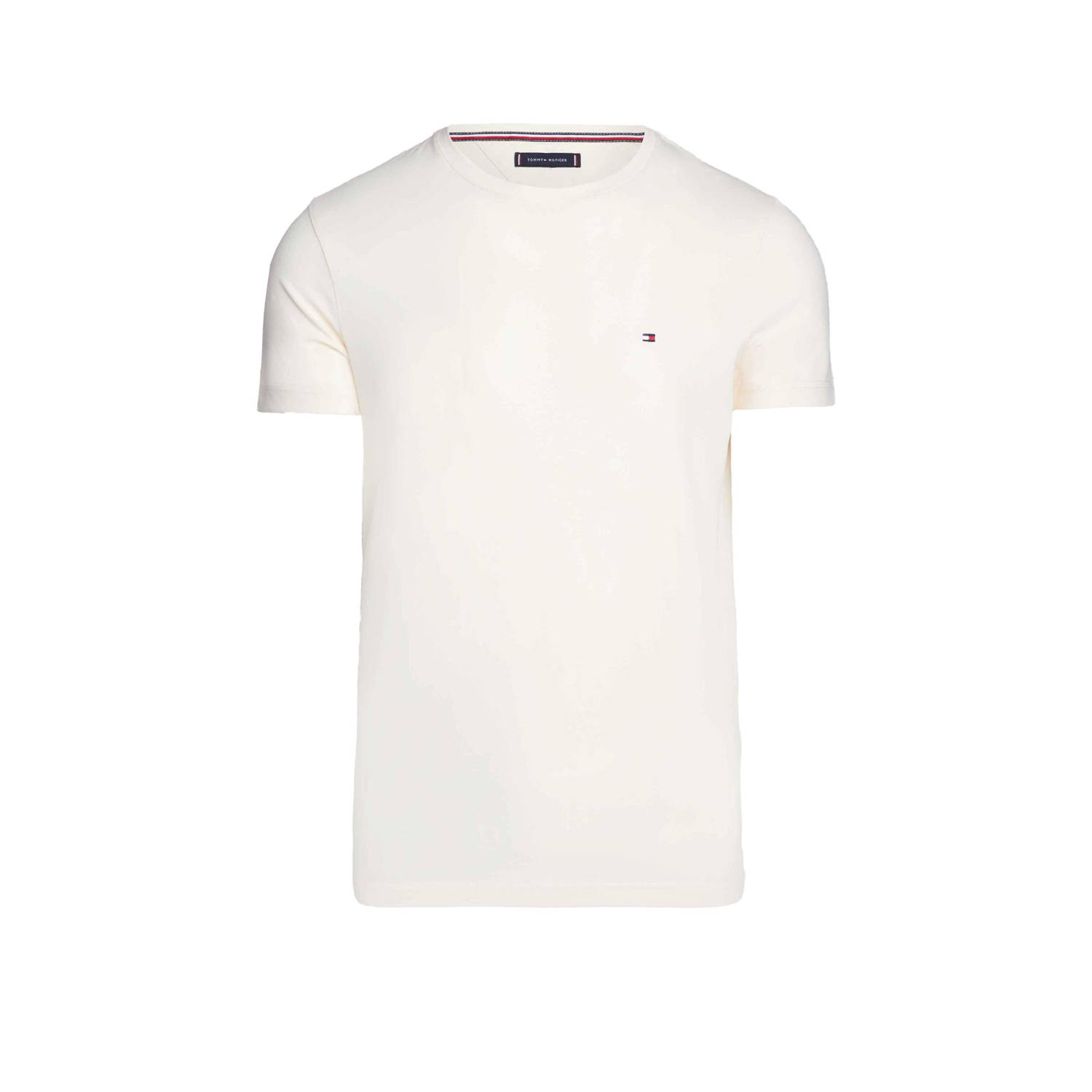 Tommy Hilfiger slim fit T-shirt met logo calico