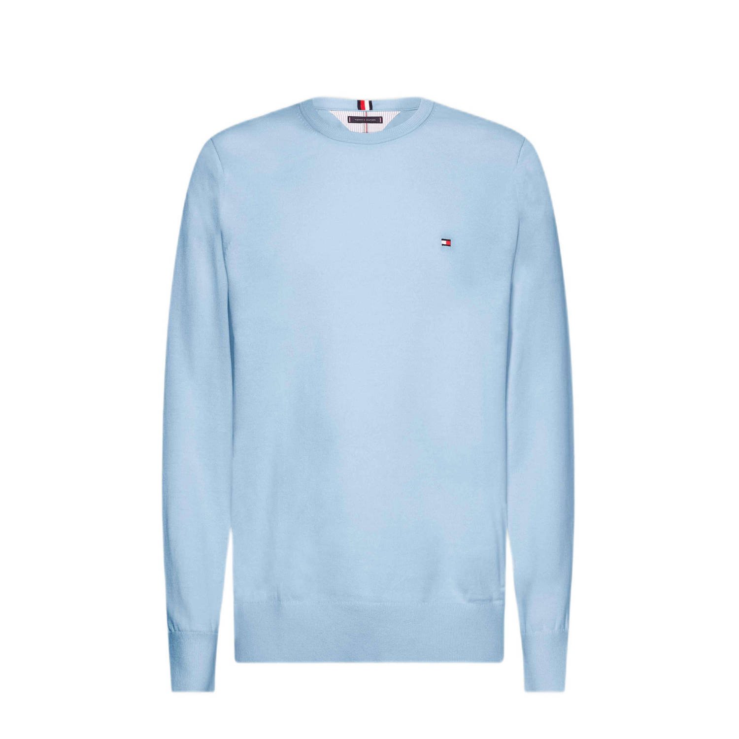 Tommy Hilfiger gestreepte gebreide trui 1985 sleepy blue