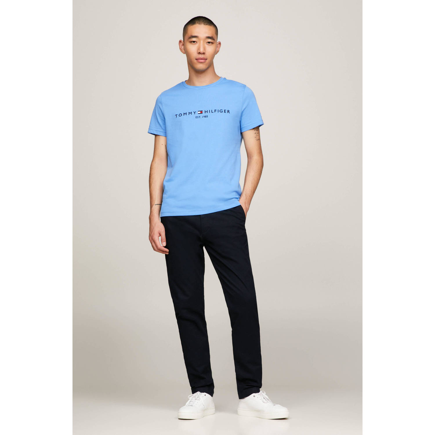 Tommy Hilfiger T-shirt met logo blue spell